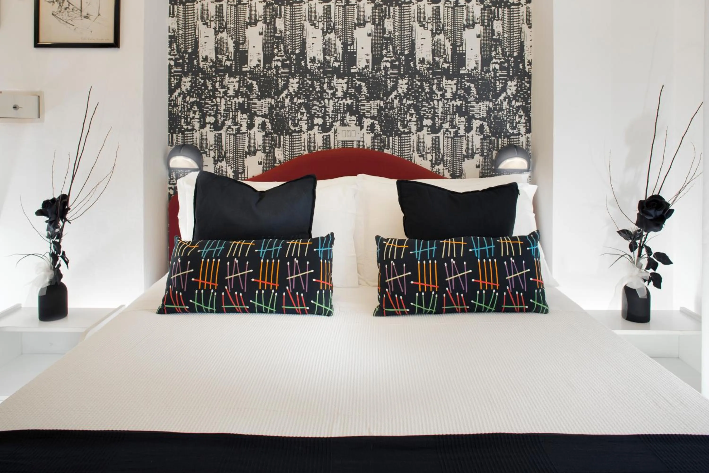 Bed in Hotel Buona fortuna