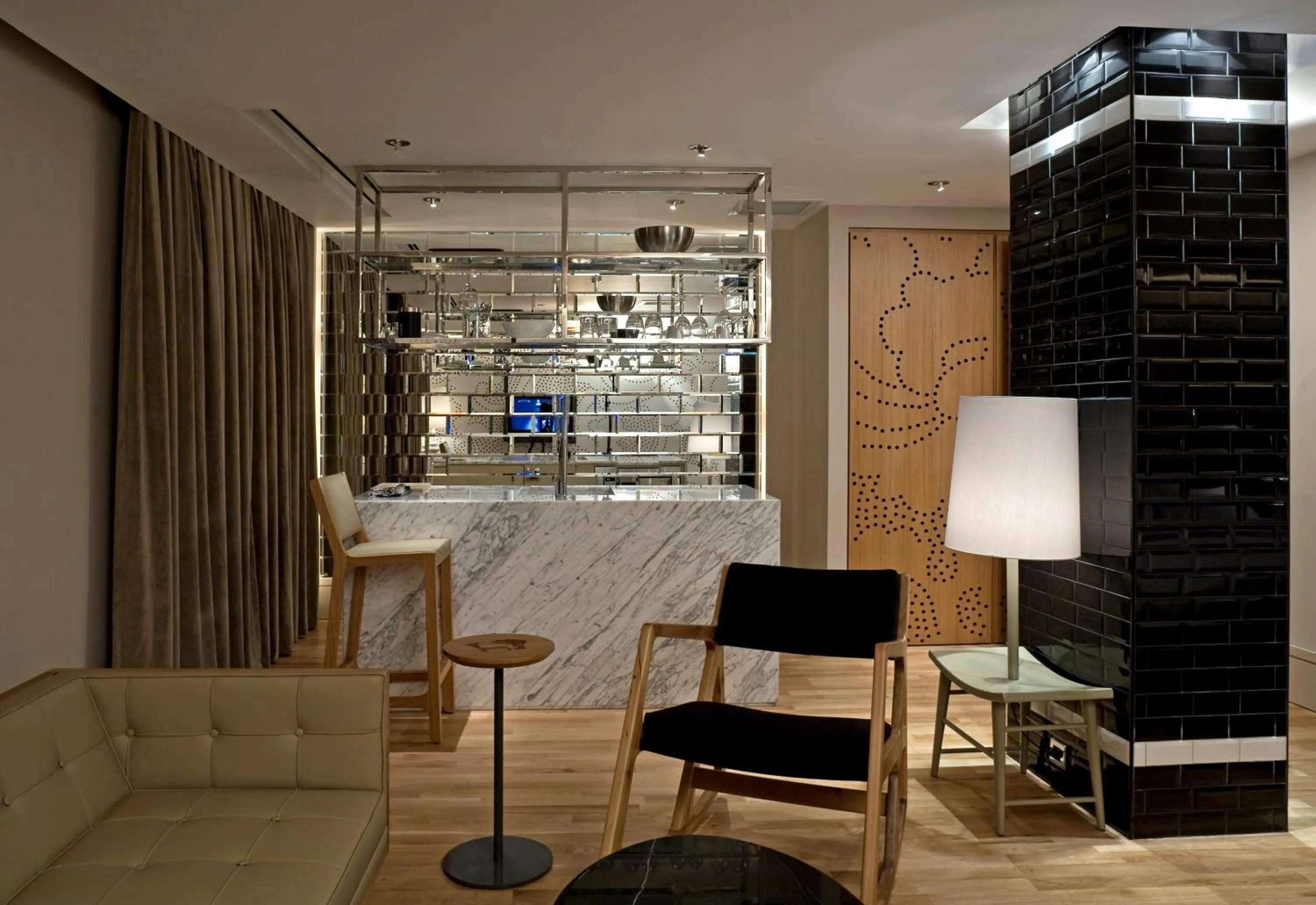 Seating area in Witt Istanbul Suites