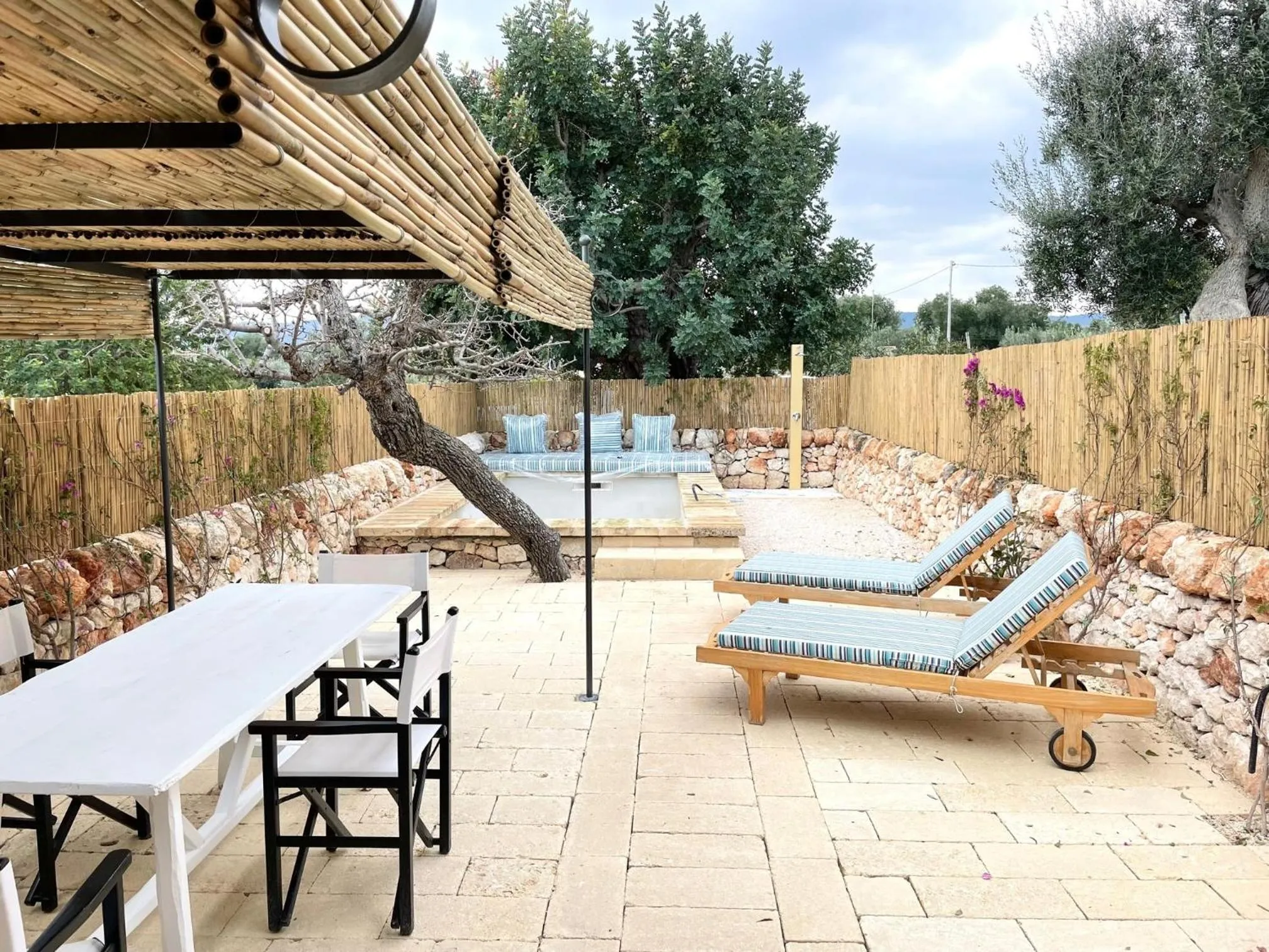 Patio in Masseria Torre Coccaro