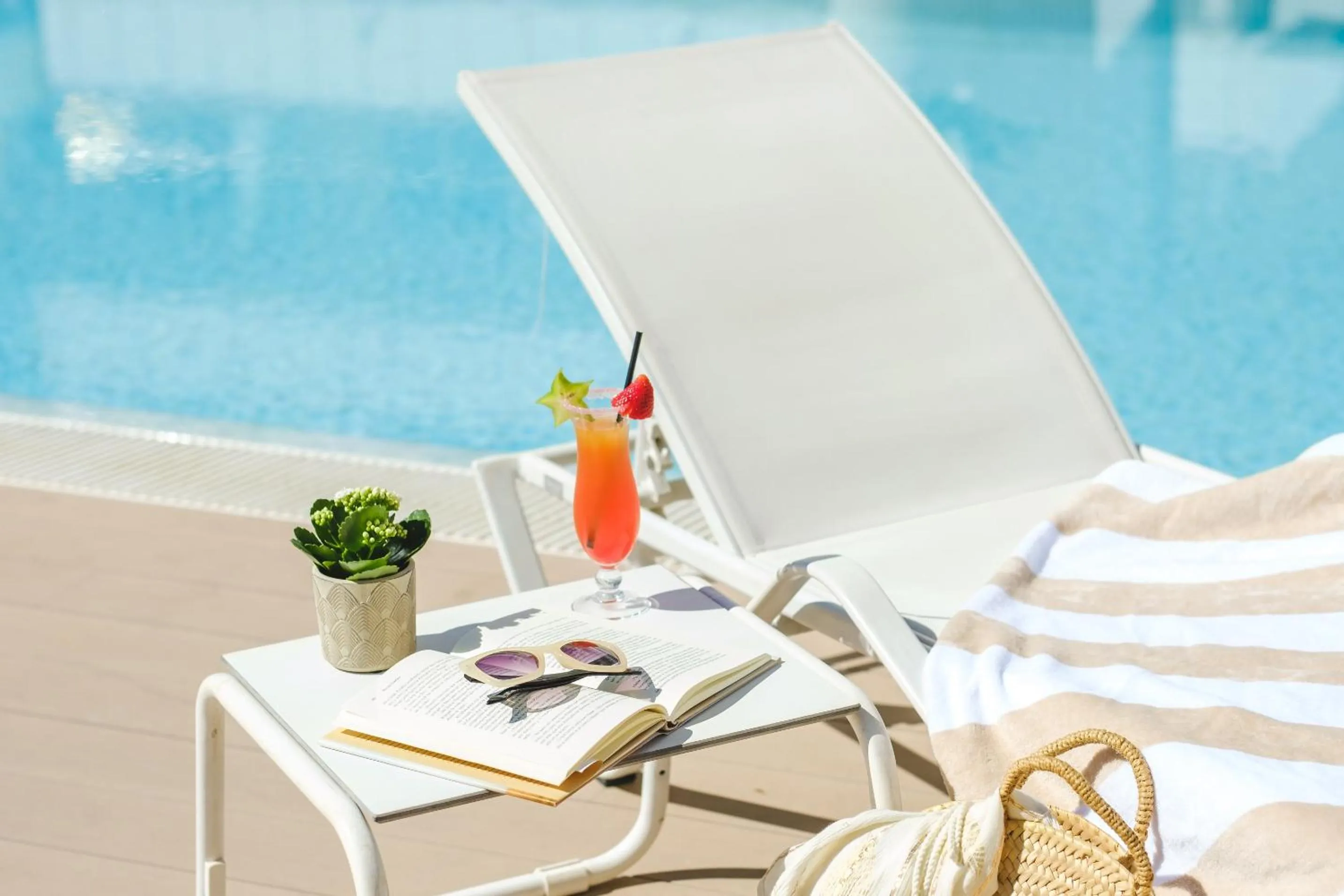 sunbed in Welikehotel Triton Beach