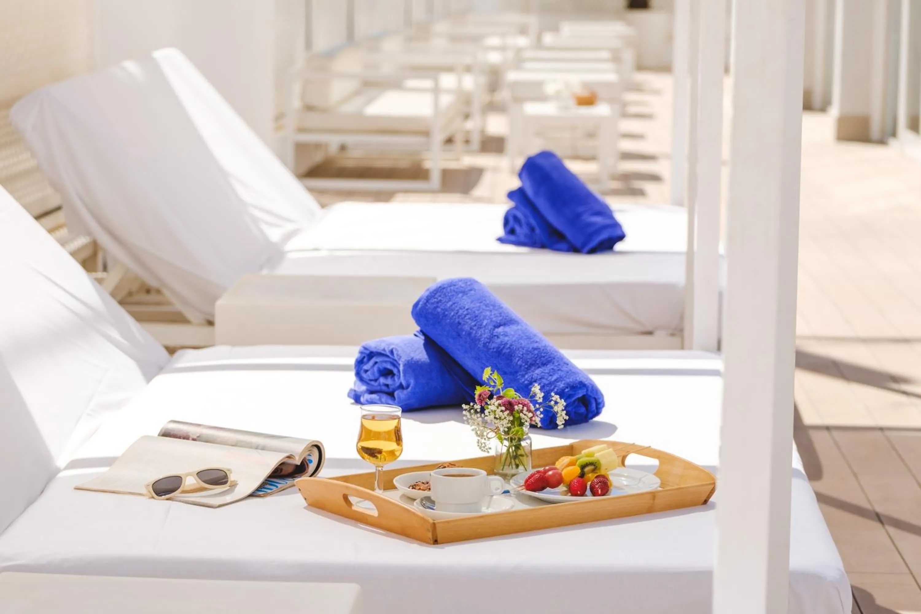 sunbed in Welikehotel Triton Beach