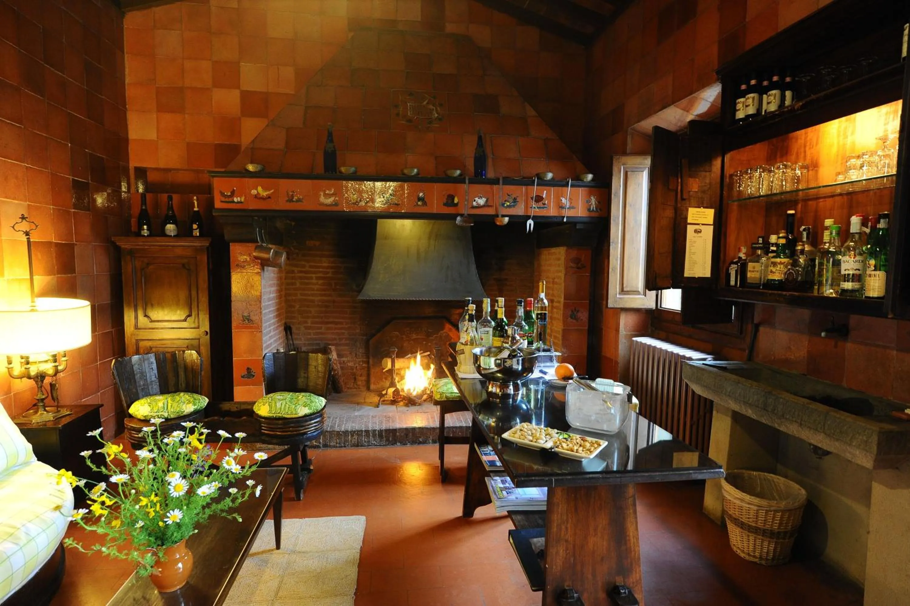 Lounge or bar in Villa Le Barone