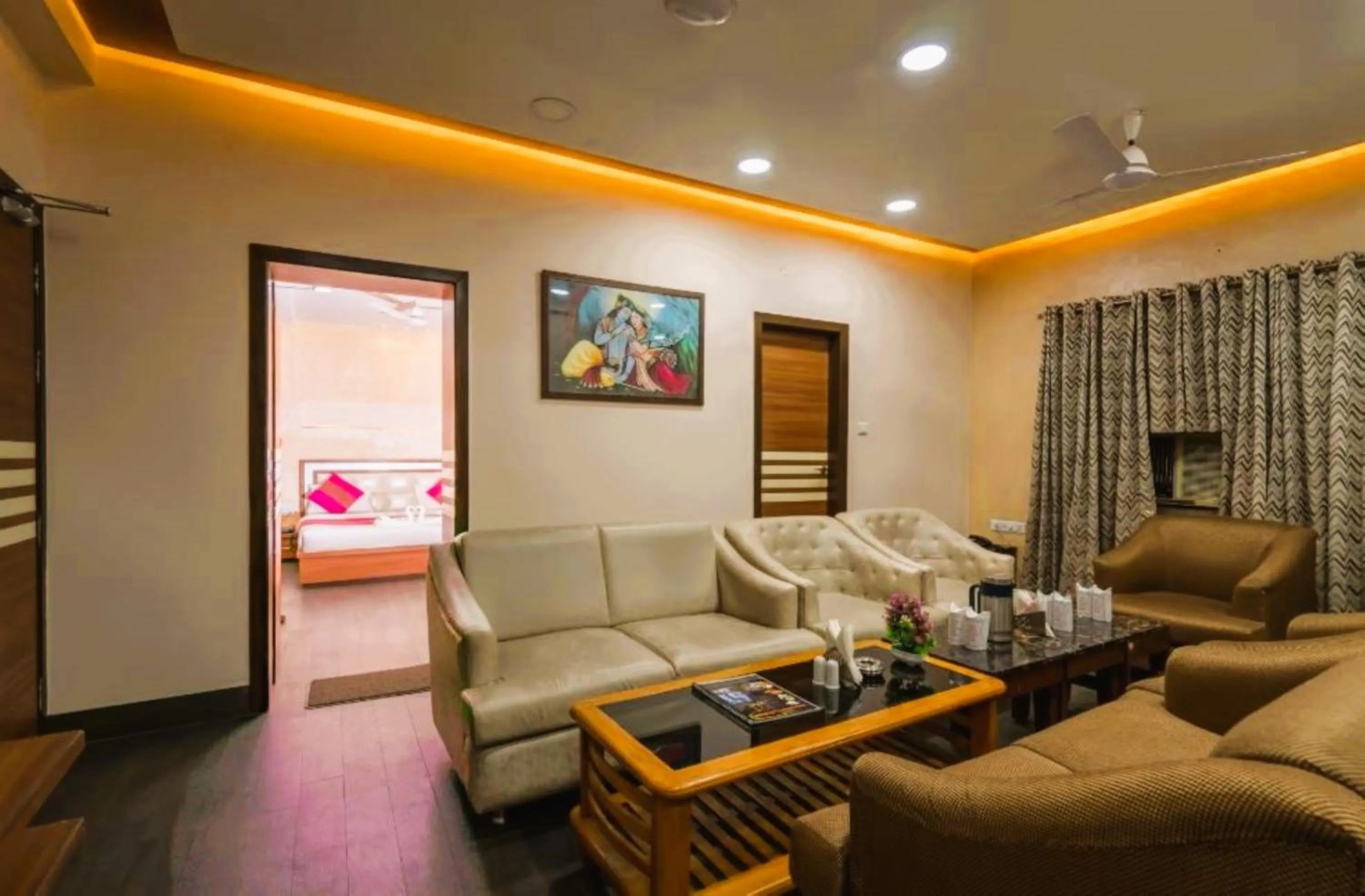 Seating area in Hotel Manas Continental Gorakhpur