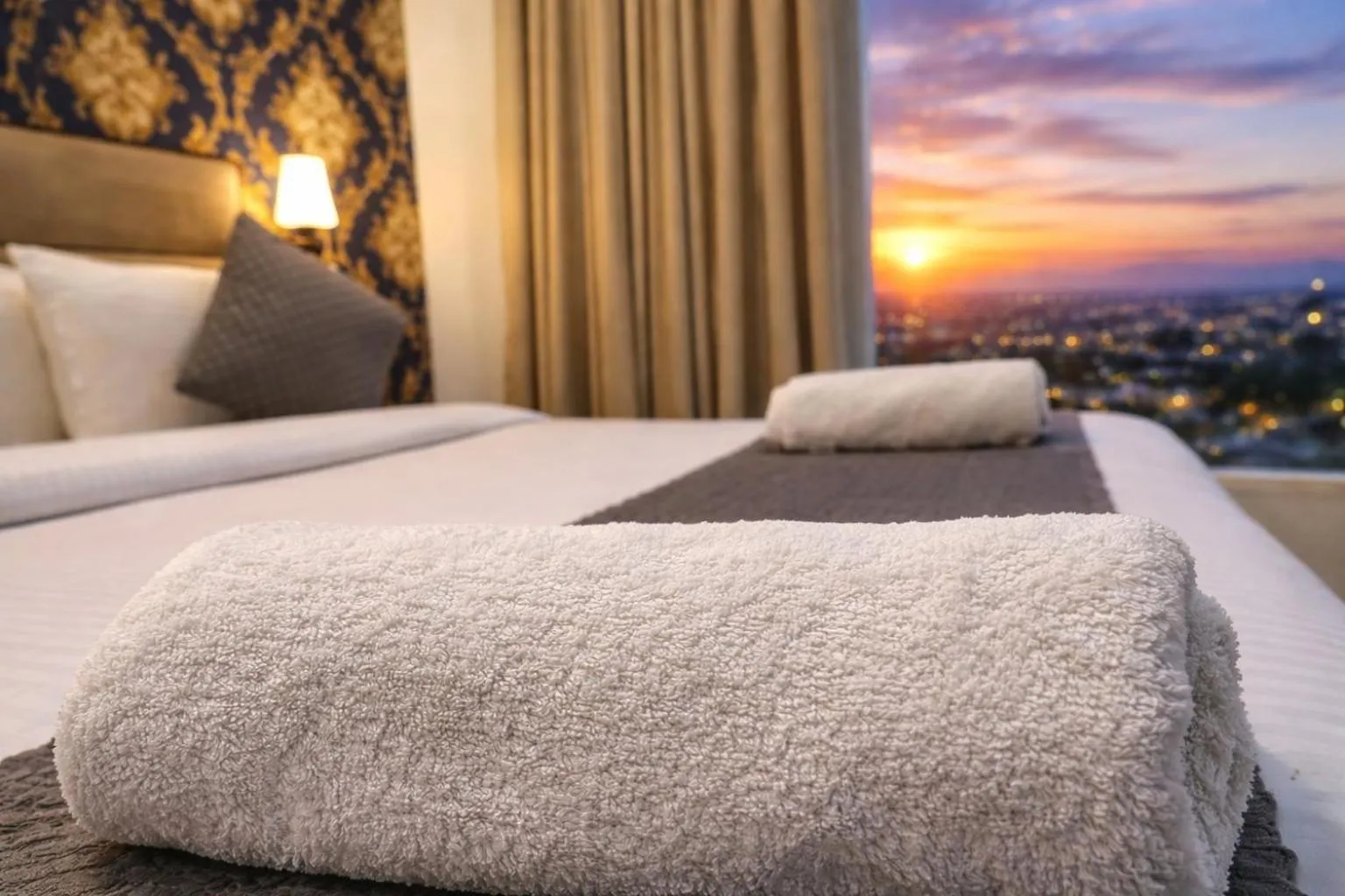 Bed in Hotel Lycoris