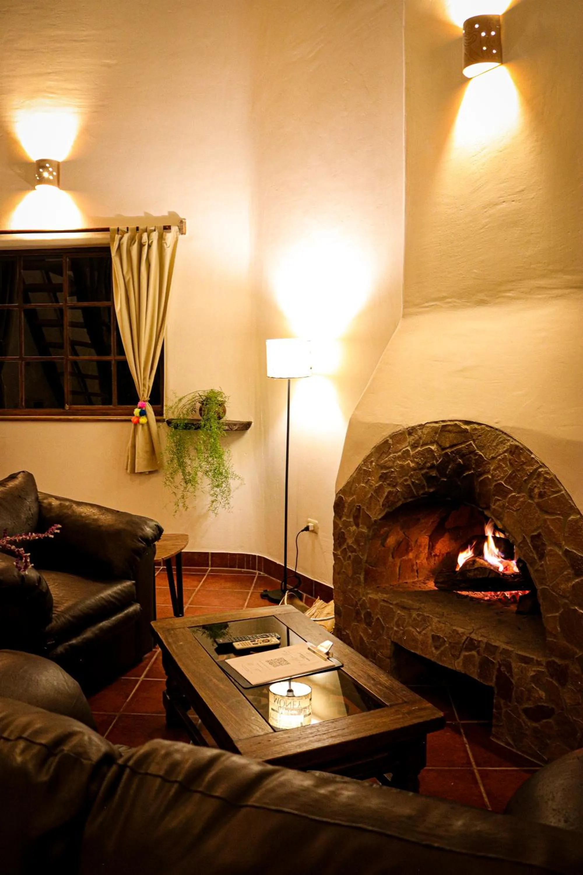 fireplace in Andean Wings Valley