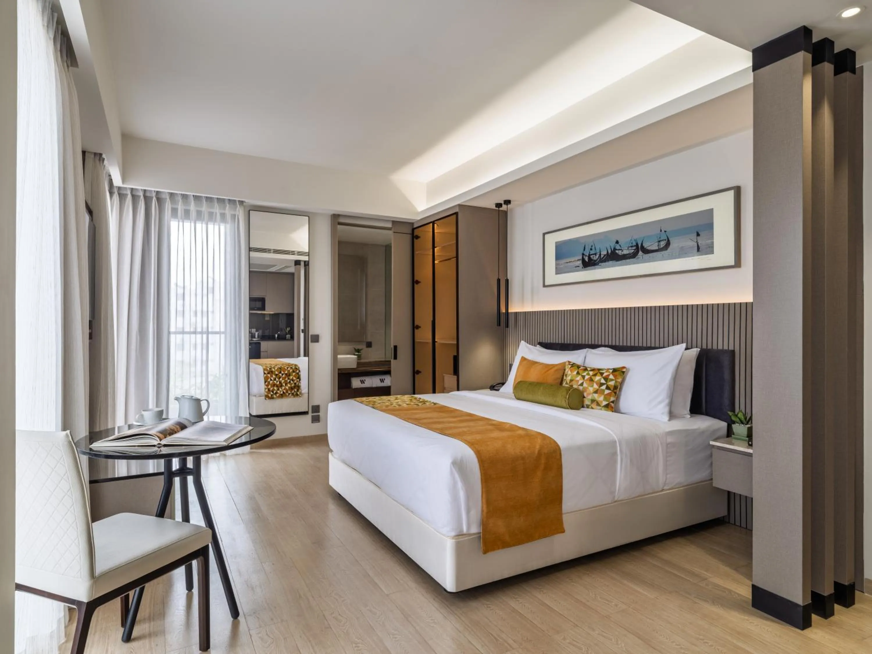 Bedroom, Bed in W Residence Living