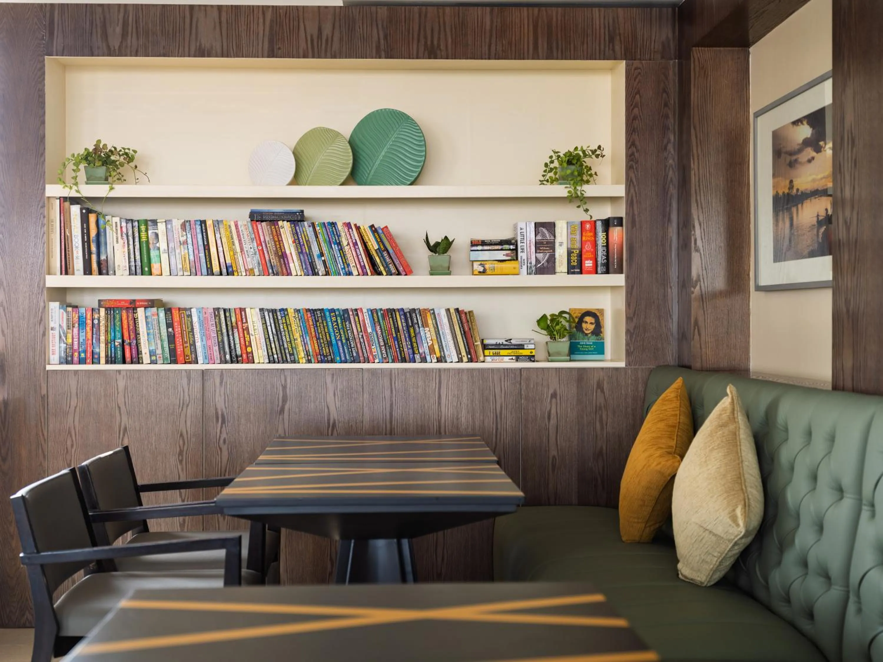 Library in W Residence Living