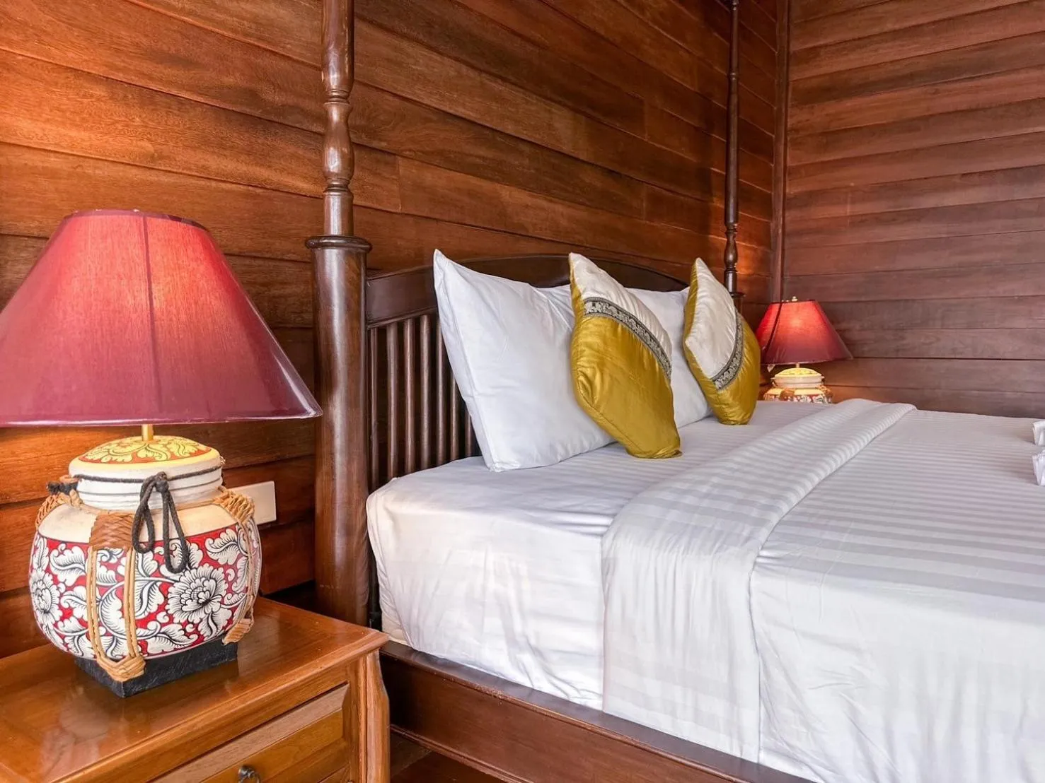 Bed in Rustic River Boutique