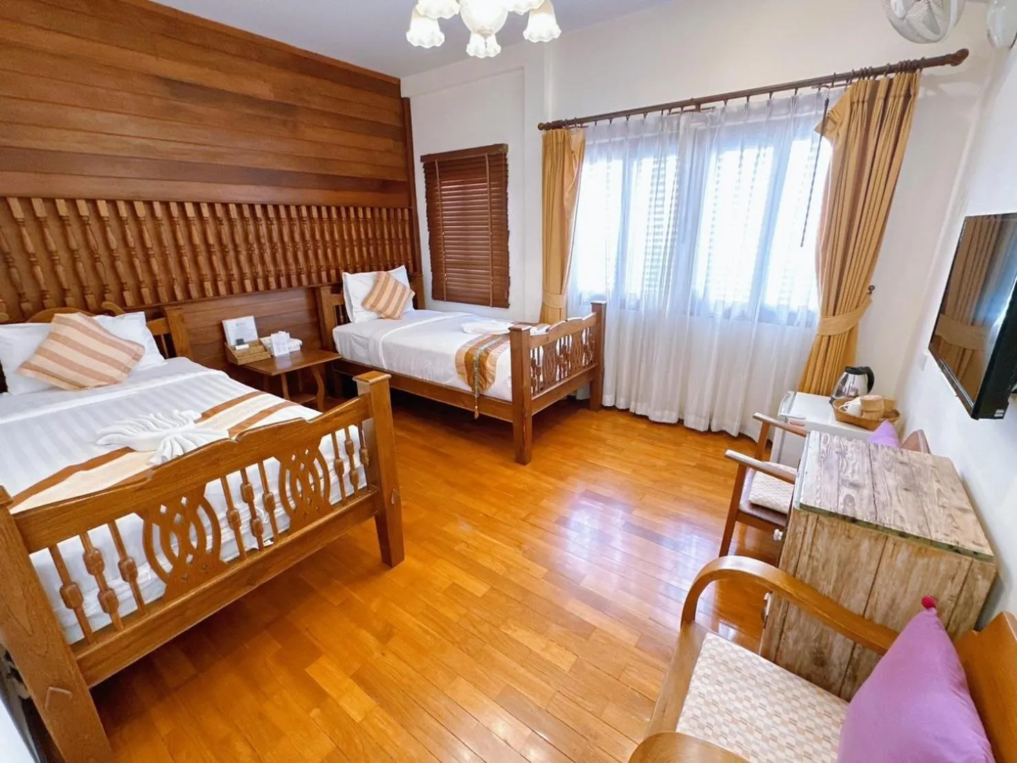 Bed in Rustic River Boutique