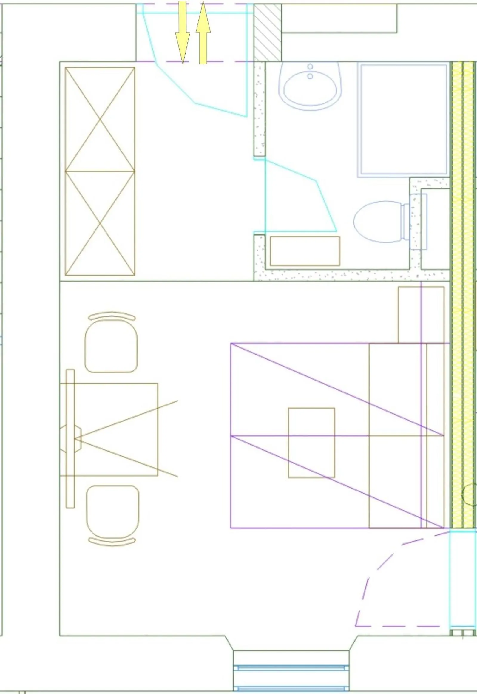 Floor plan in Hotel Pri mostu
