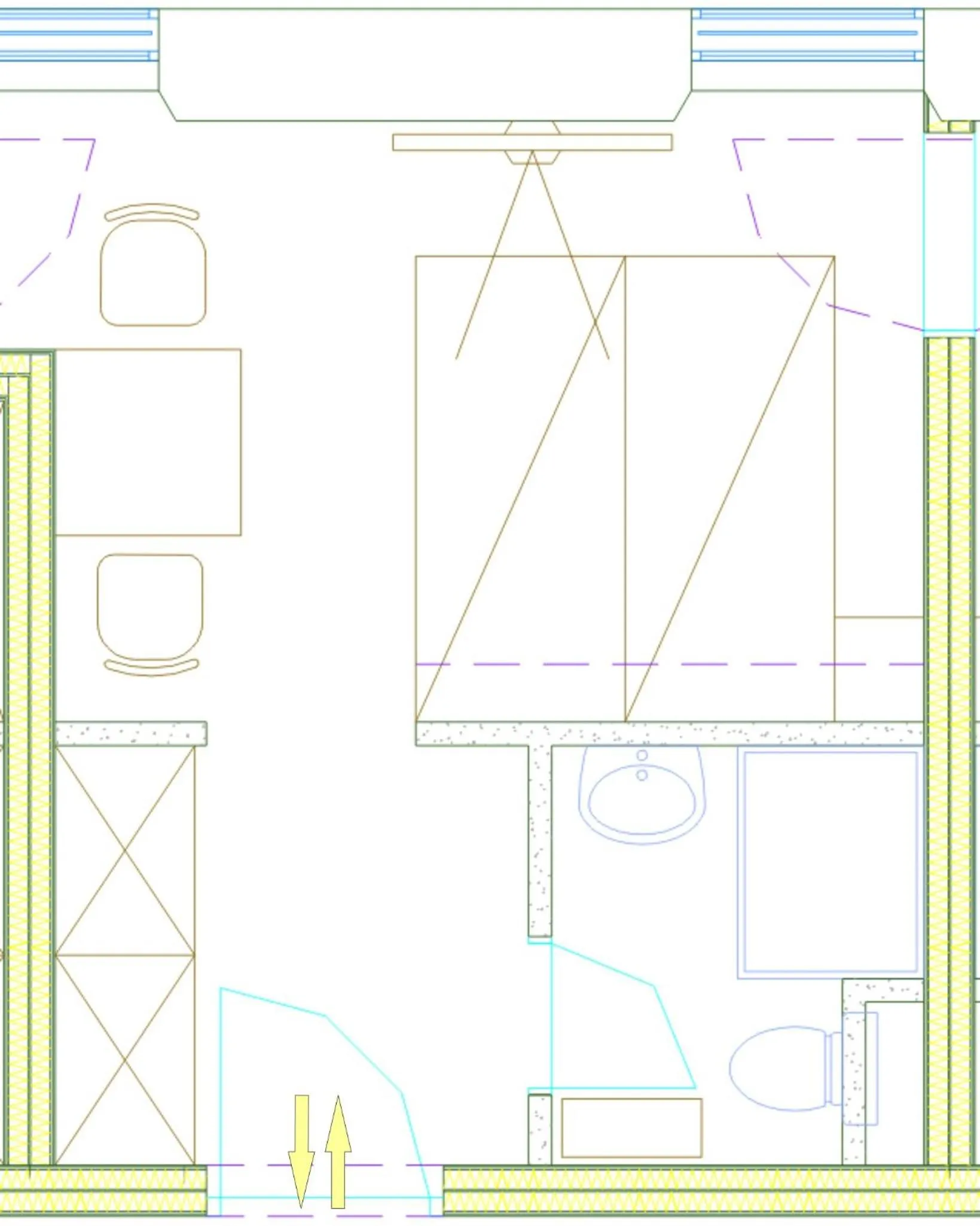 Floor plan in Hotel Pri mostu