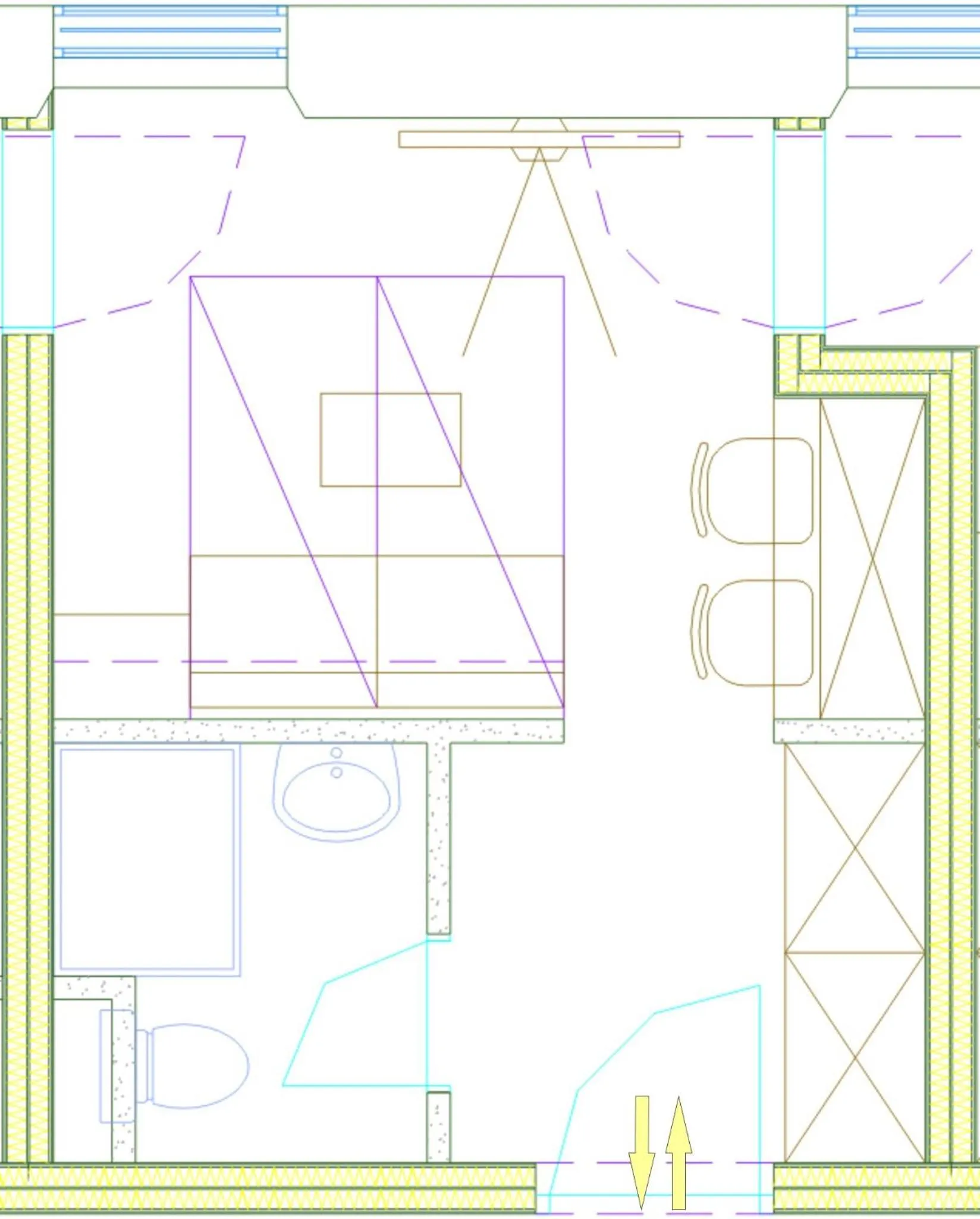 Floor plan in Hotel Pri mostu