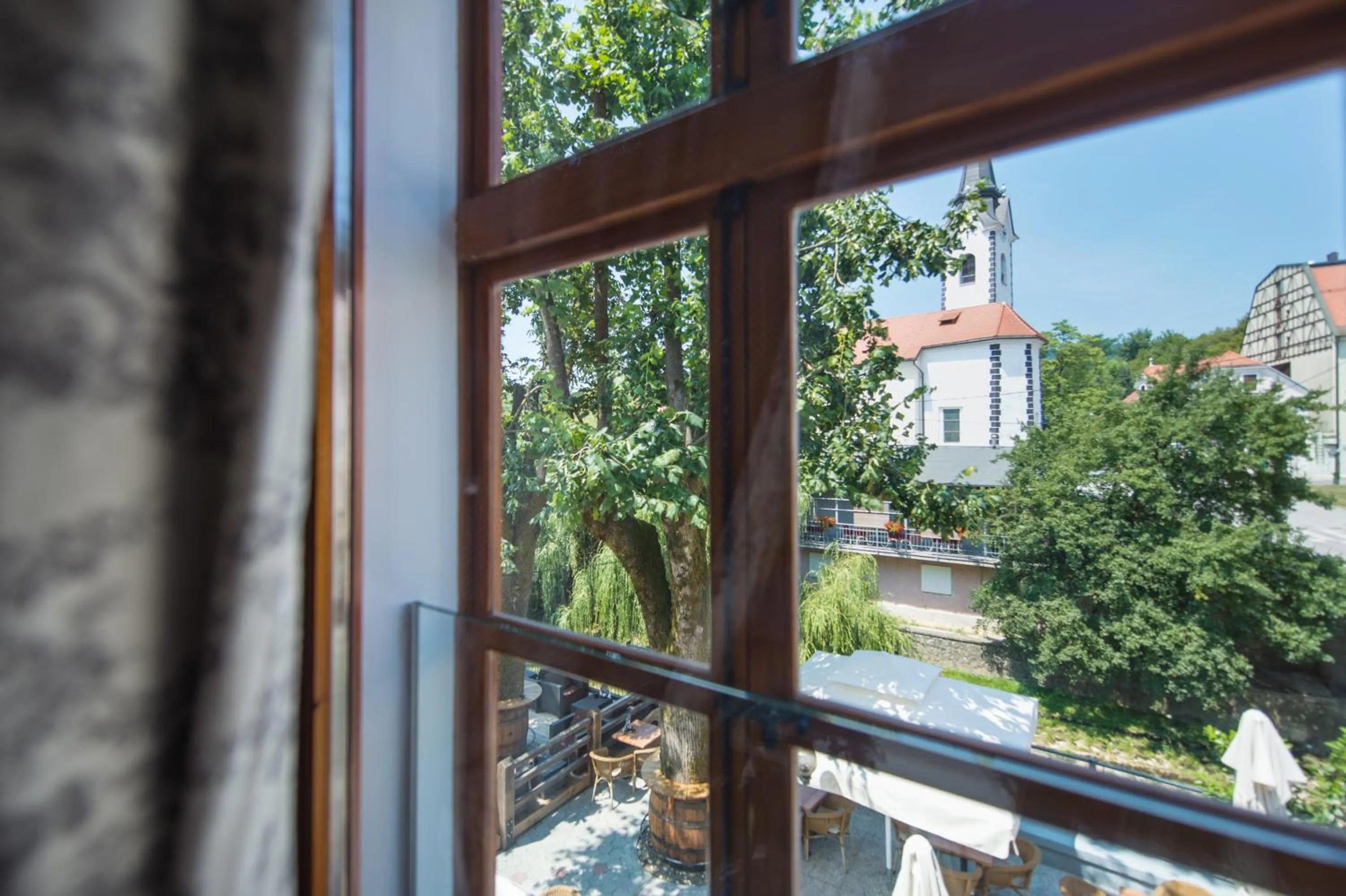 City view in Hotel Pri mostu