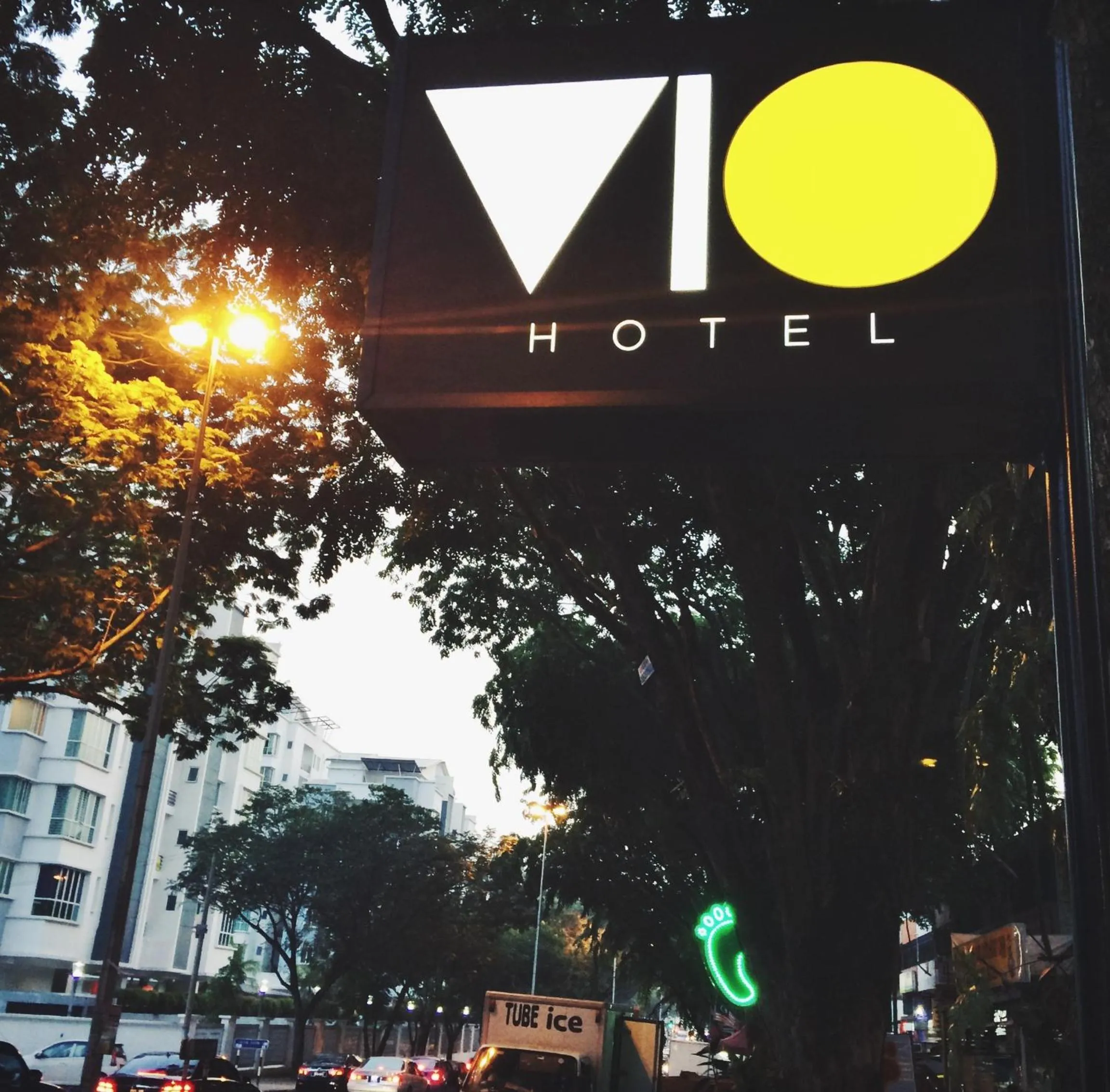 Property logo or sign in Vio Hotel