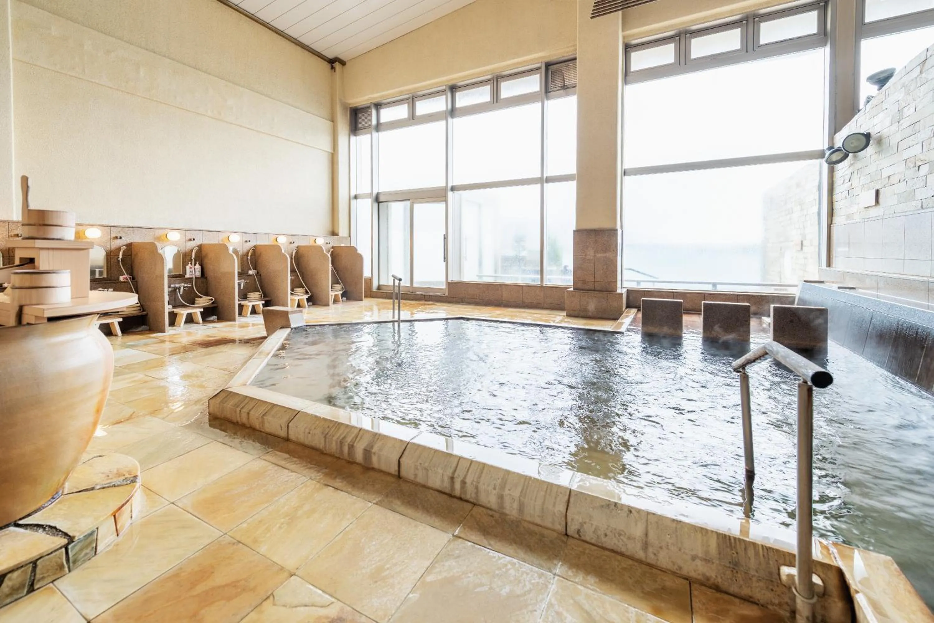 Hot Spring Bath in Amano Hashidate Hotel
