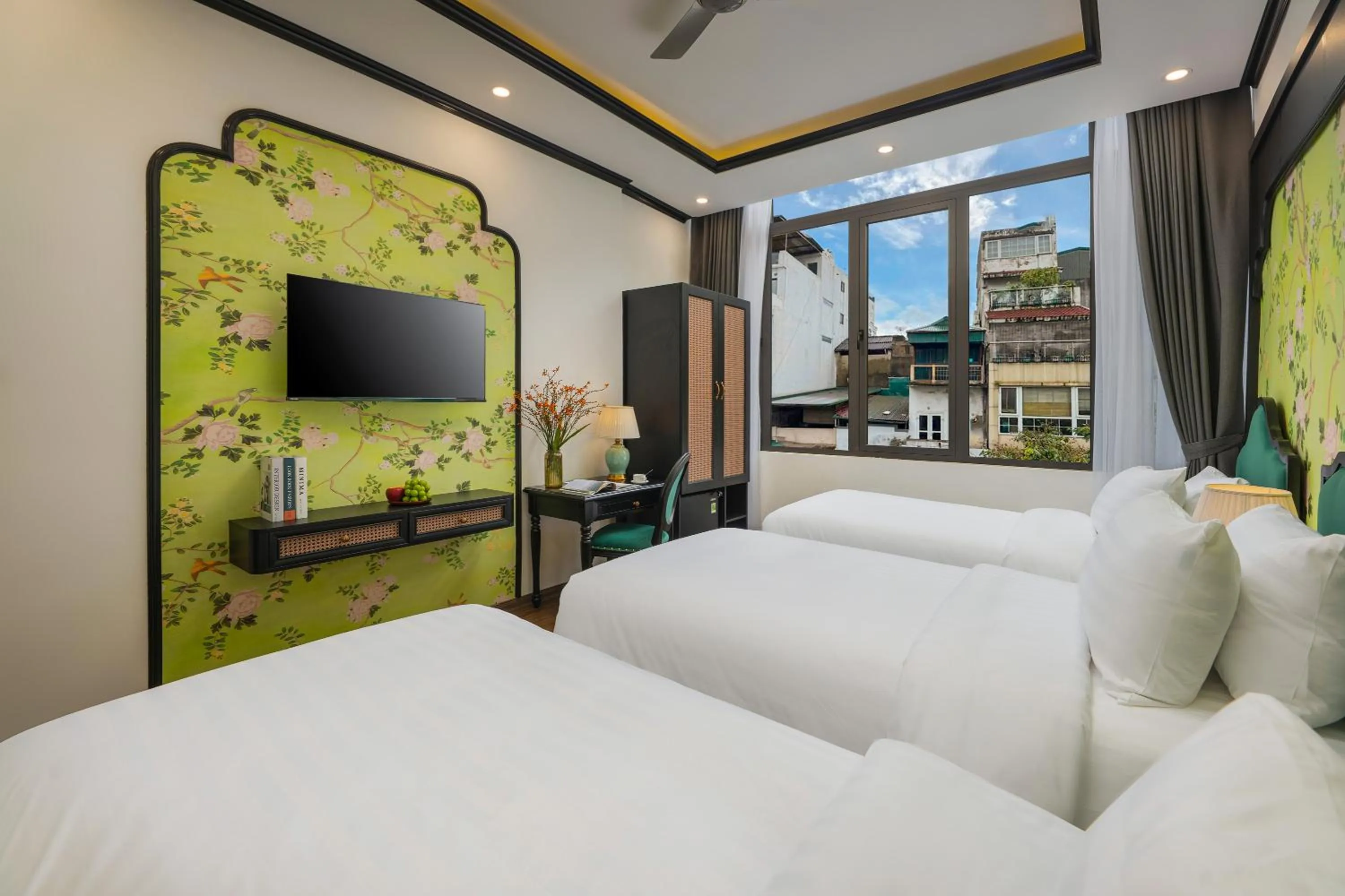 Bedroom, Bed in Hanoi Jasmine Premium Hotel & Travel
