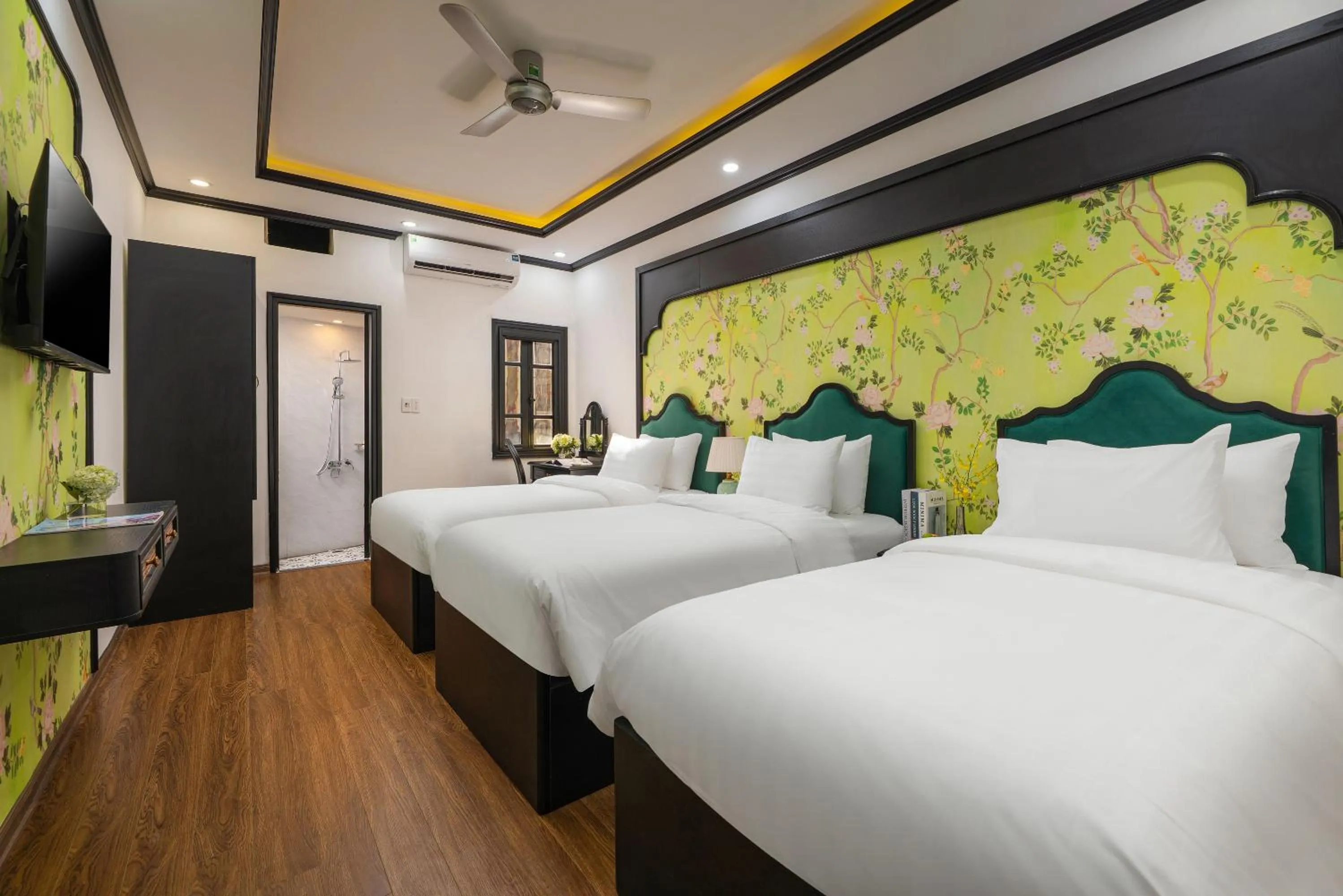 Bedroom, Bed in Hanoi Jasmine Premium Hotel & Travel