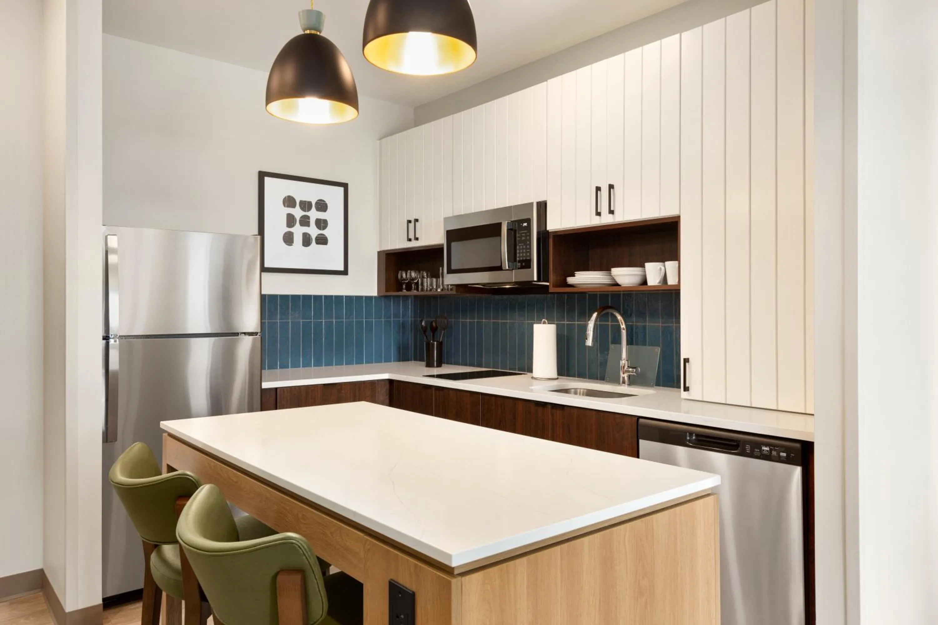 Kitchen or kitchenette in Staybridge Suites Indianapolis South - Greenwood by IHG