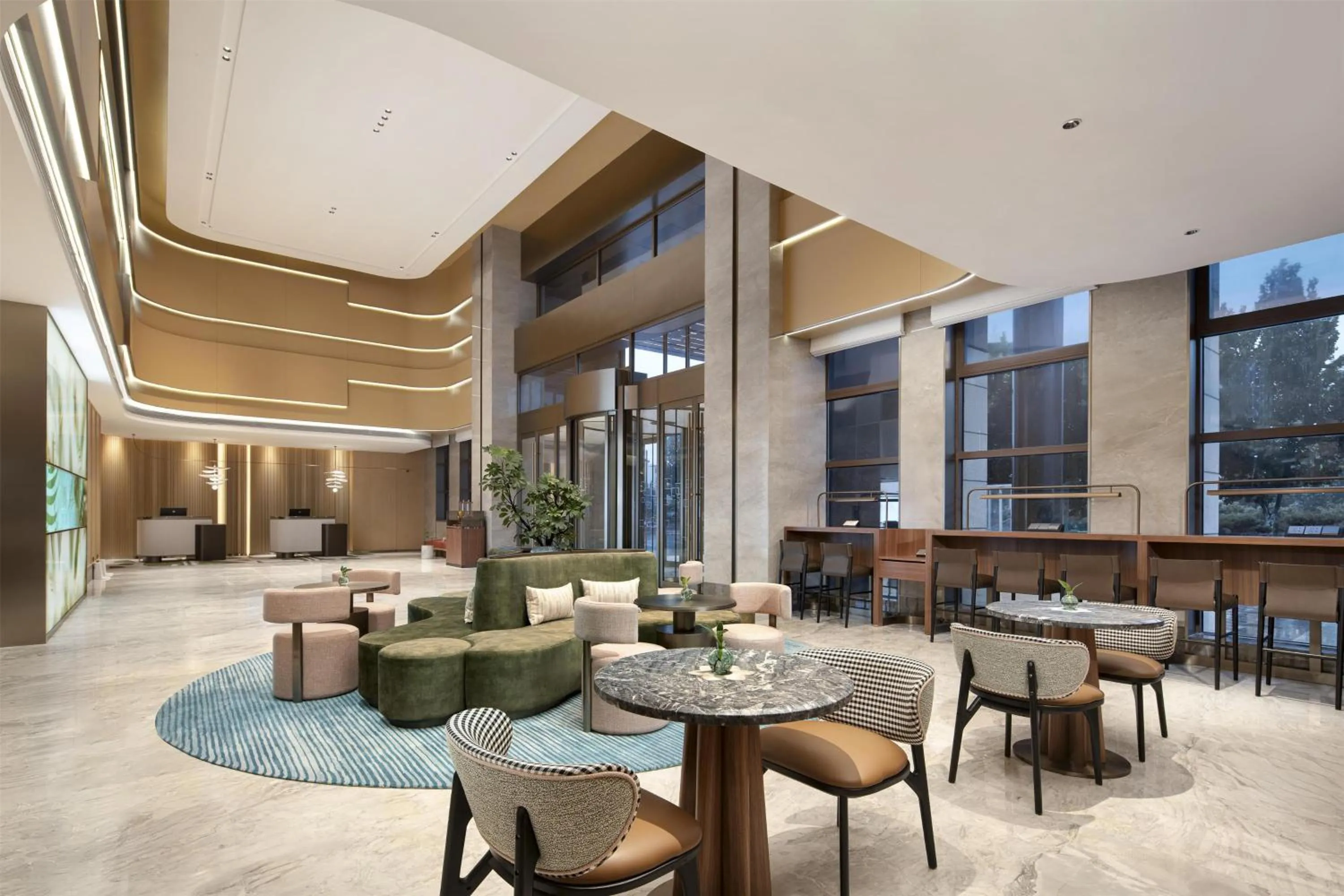 Lobby or reception in Hilton Garden Inn Linyi Shangcheng