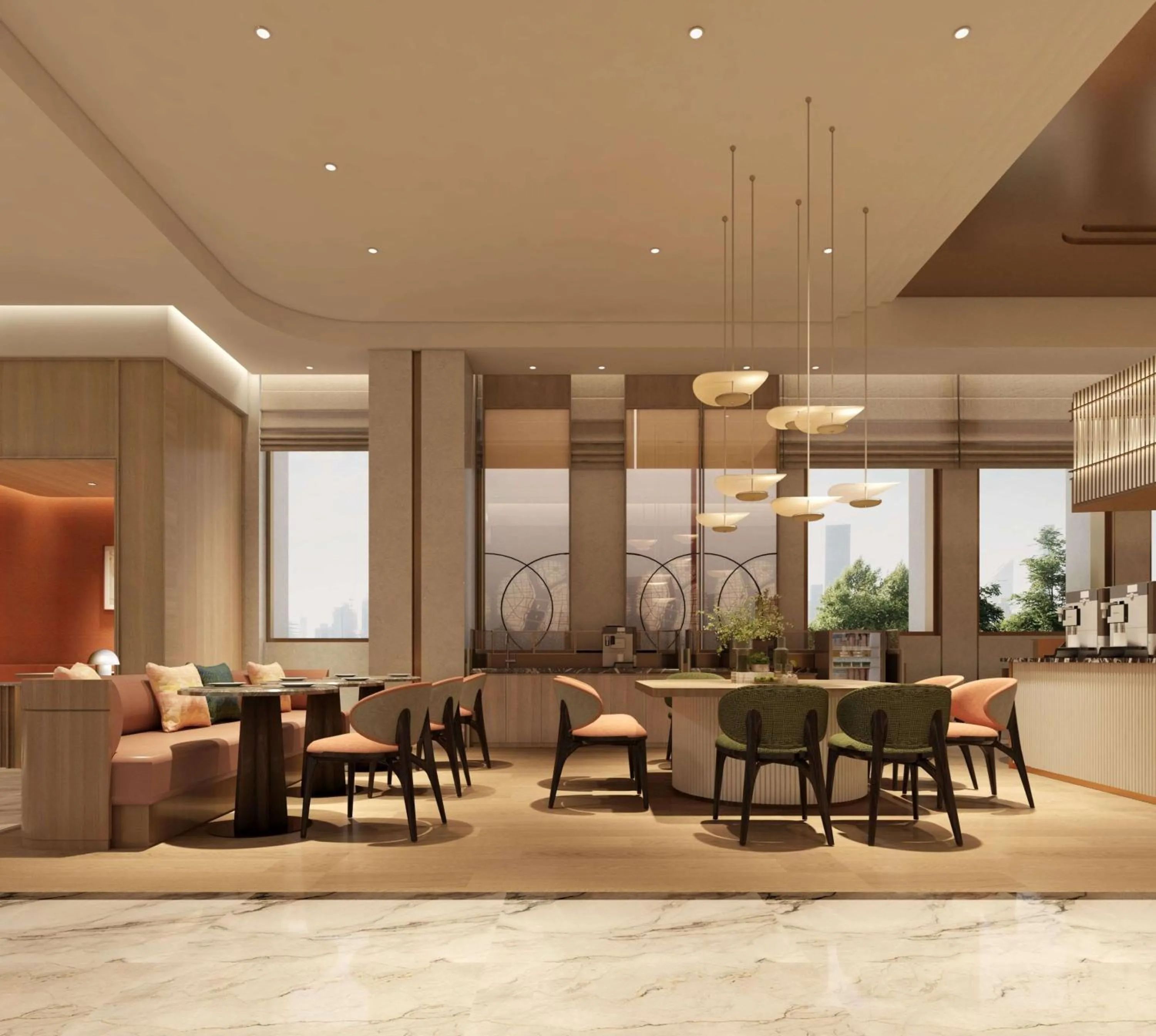 Restaurant/places to eat in Hilton Garden Inn Linyi Shangcheng