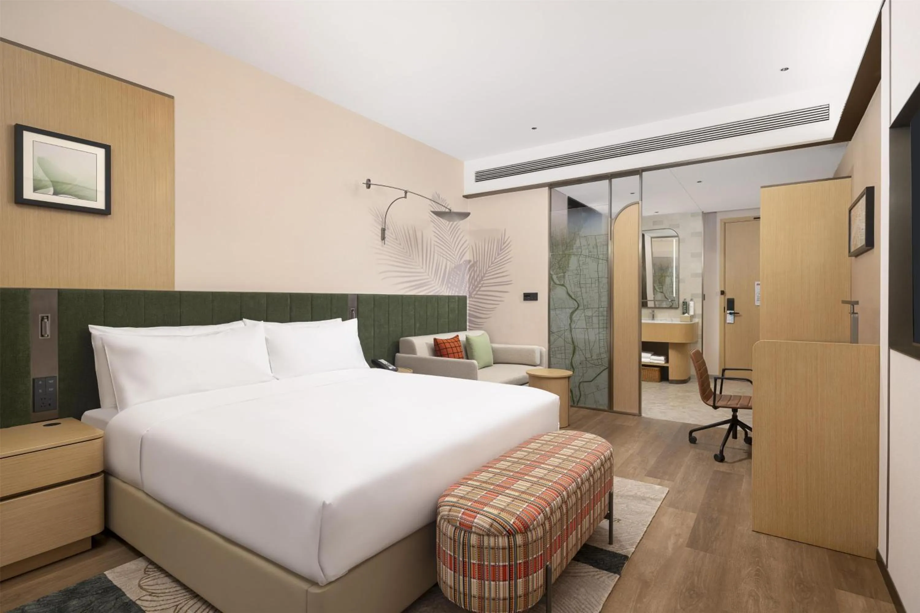 Bed in Hilton Garden Inn Linyi Shangcheng