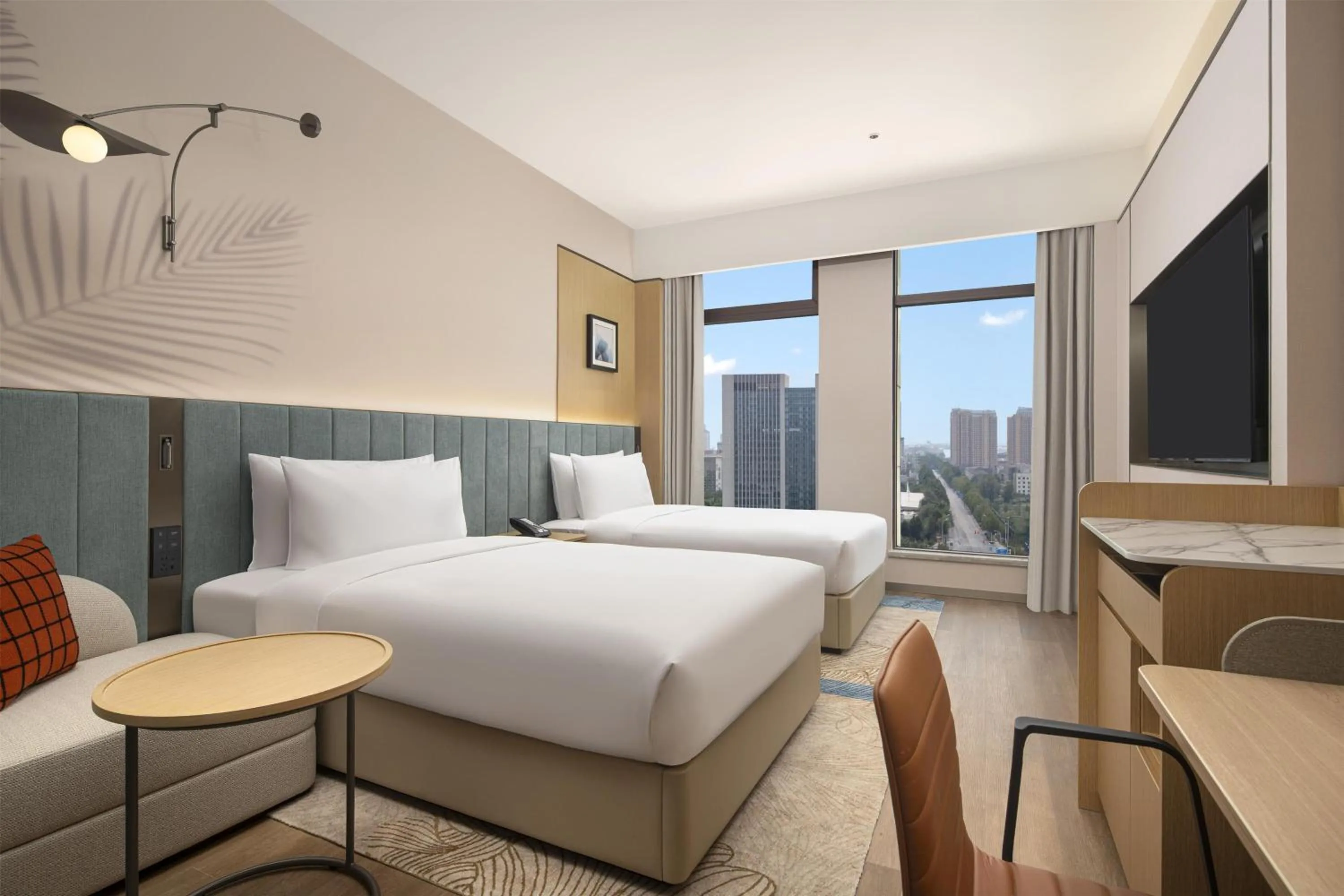 Twin Room in Hilton Garden Inn Linyi Shangcheng