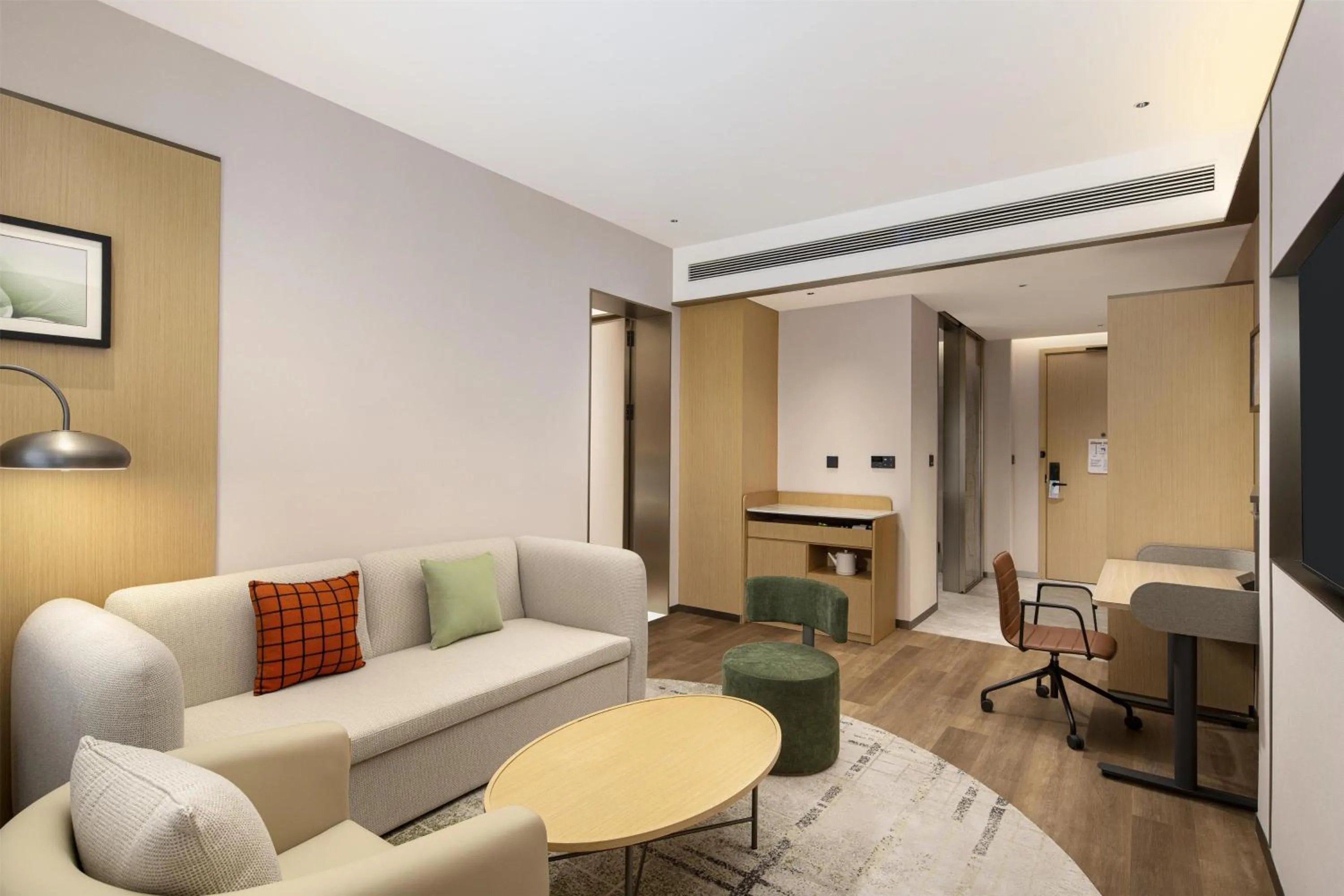 Living room in Hilton Garden Inn Linyi Shangcheng