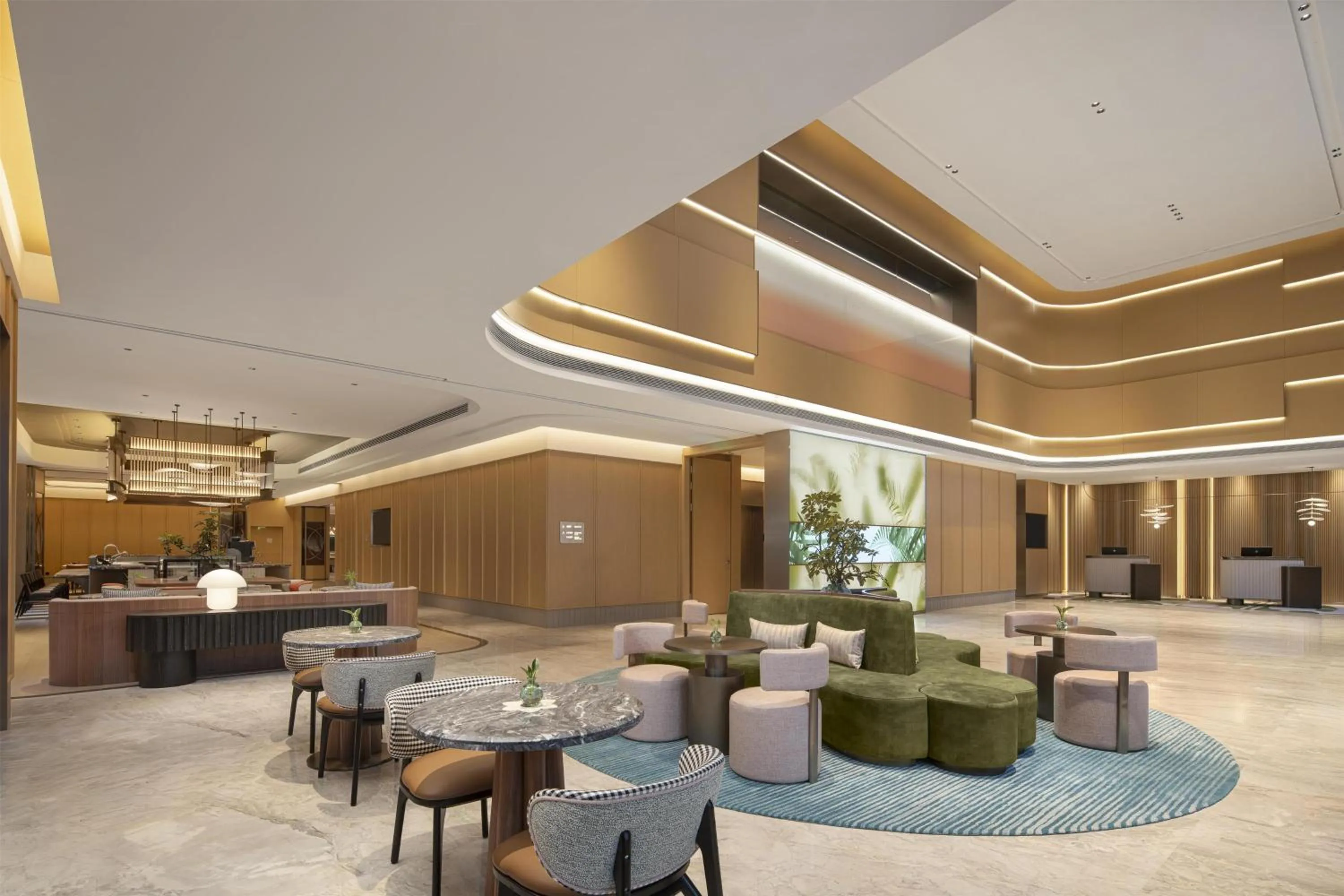 Lobby or reception in Hilton Garden Inn Linyi Shangcheng