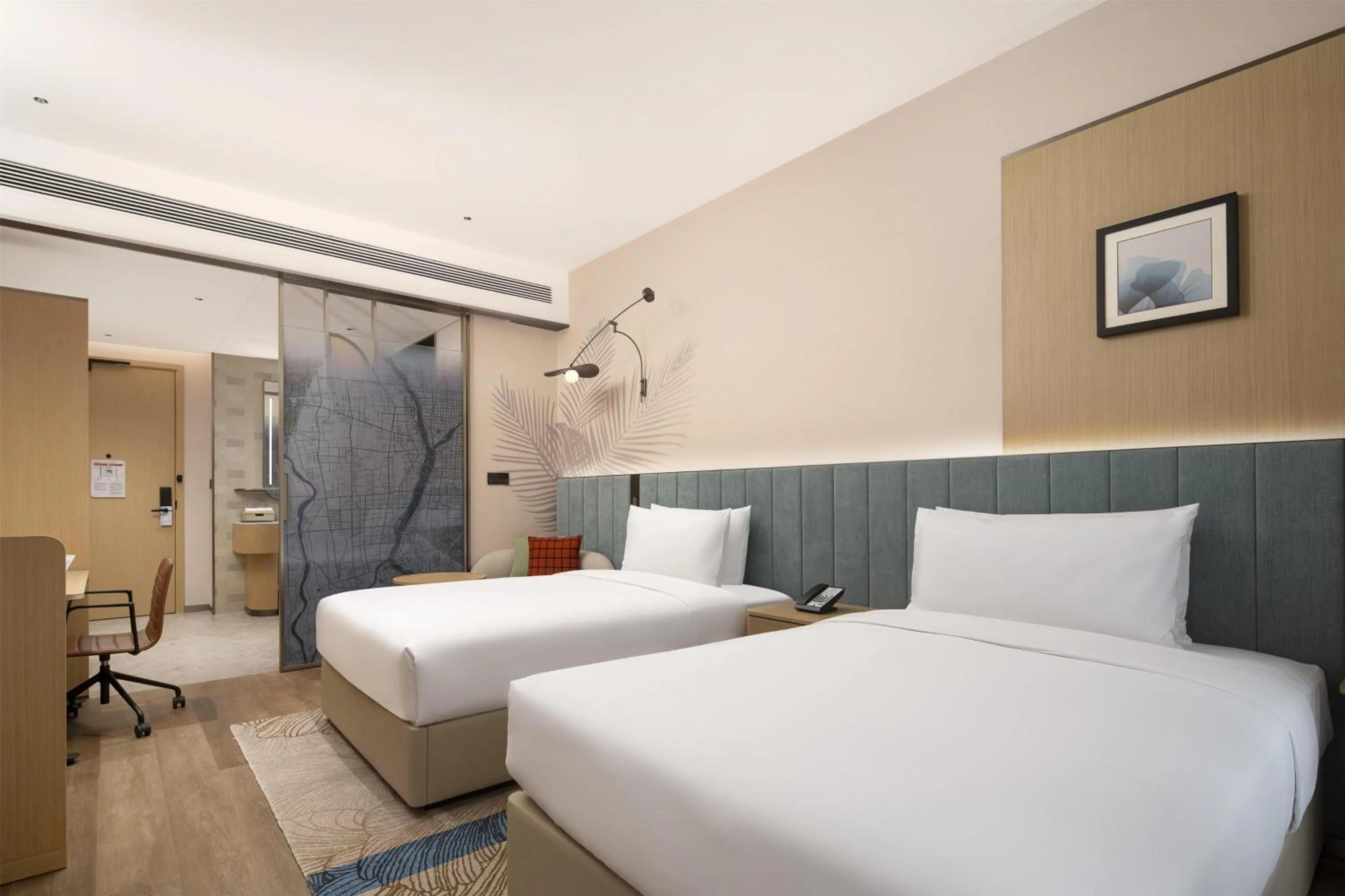 Bed in Hilton Garden Inn Linyi Shangcheng