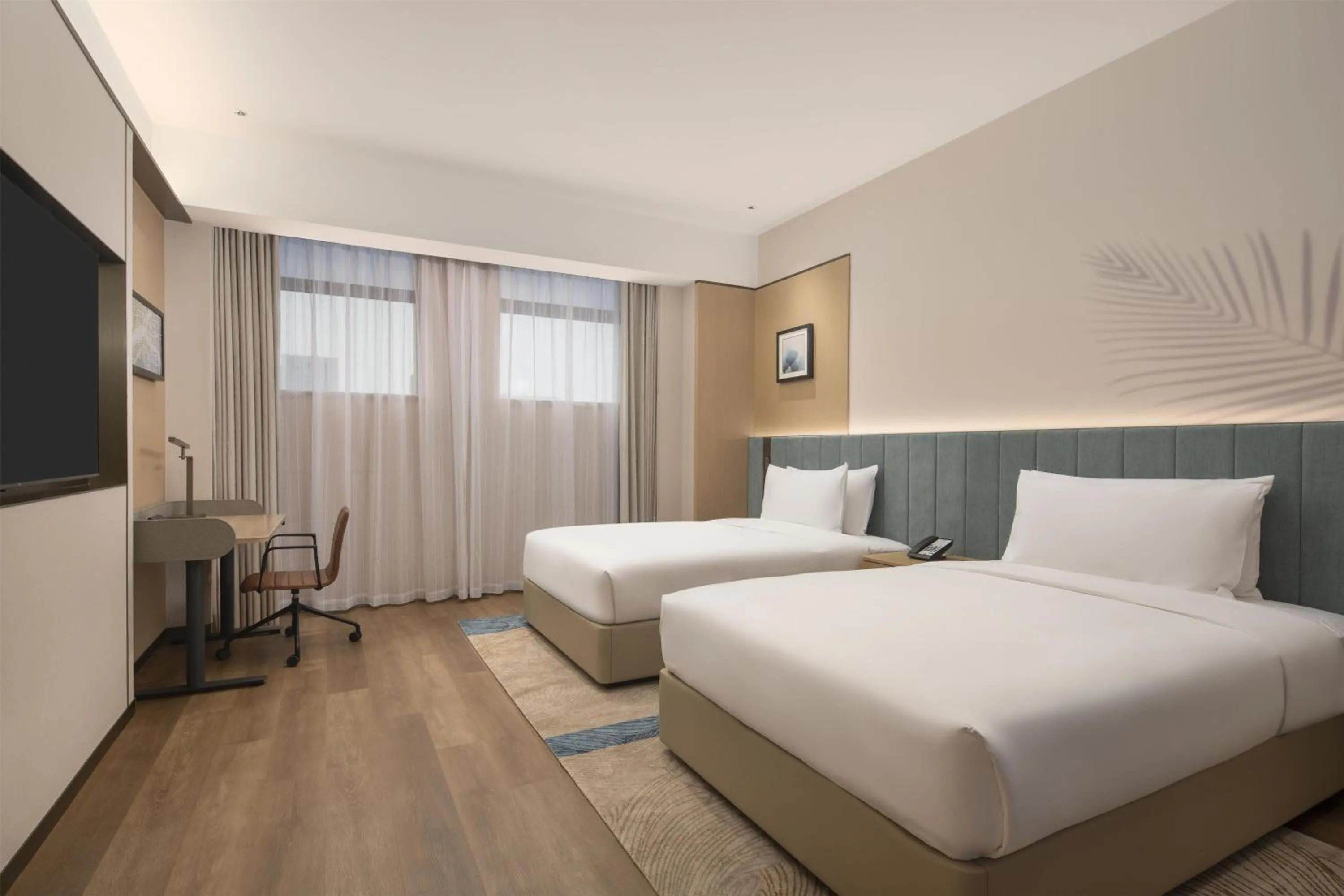 Bed in Hilton Garden Inn Linyi Shangcheng