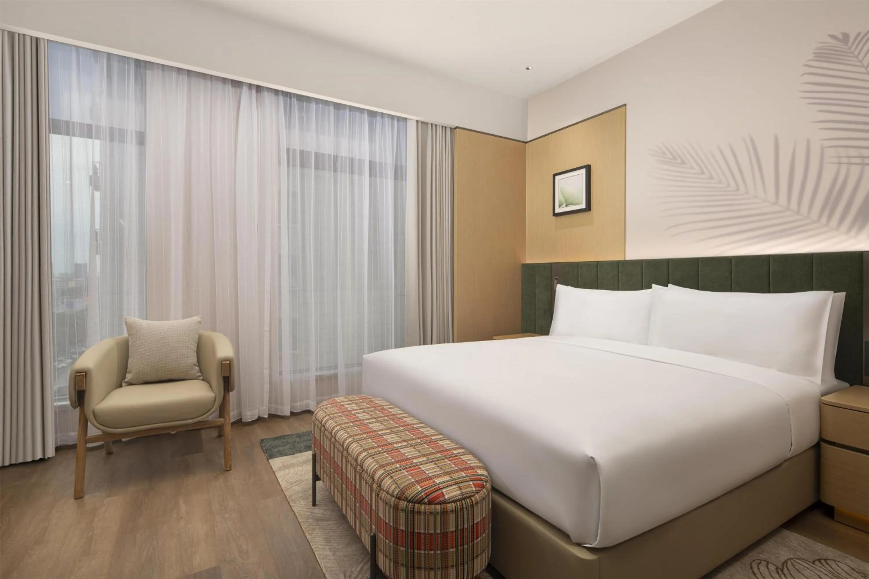 Bed in Hilton Garden Inn Linyi Shangcheng