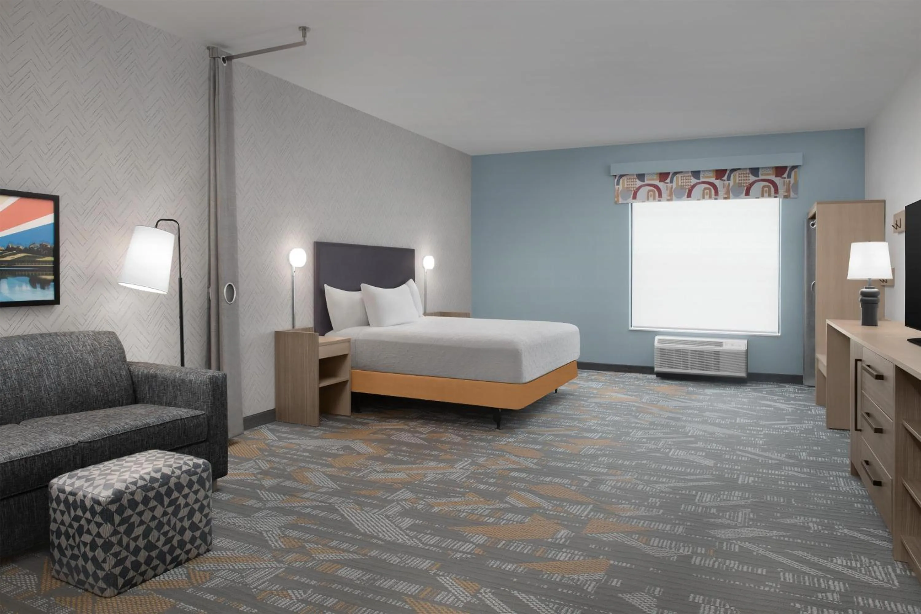 Bed in Home2 Suites By Hilton Syracuse Liverpool Airport Area