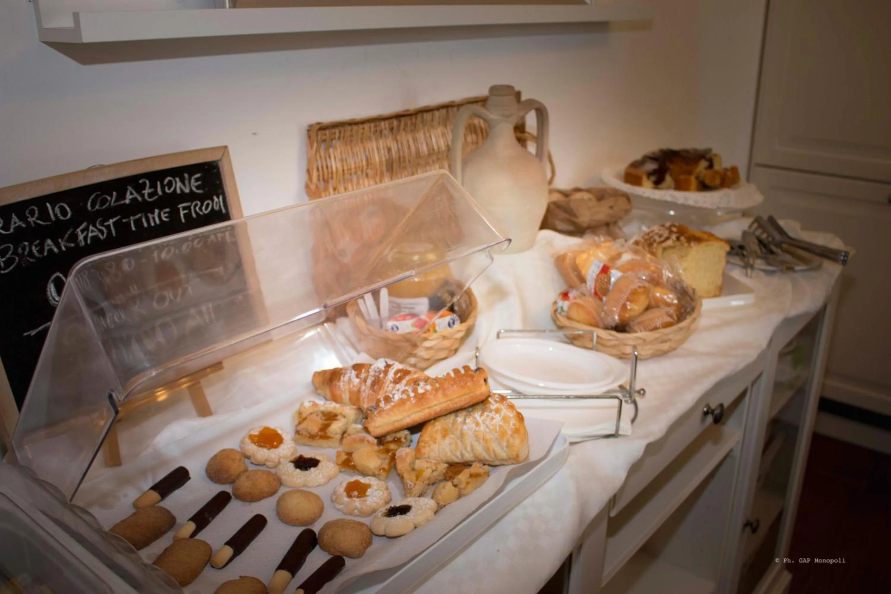 Food and drinks in B&B Villa Nonna Maria