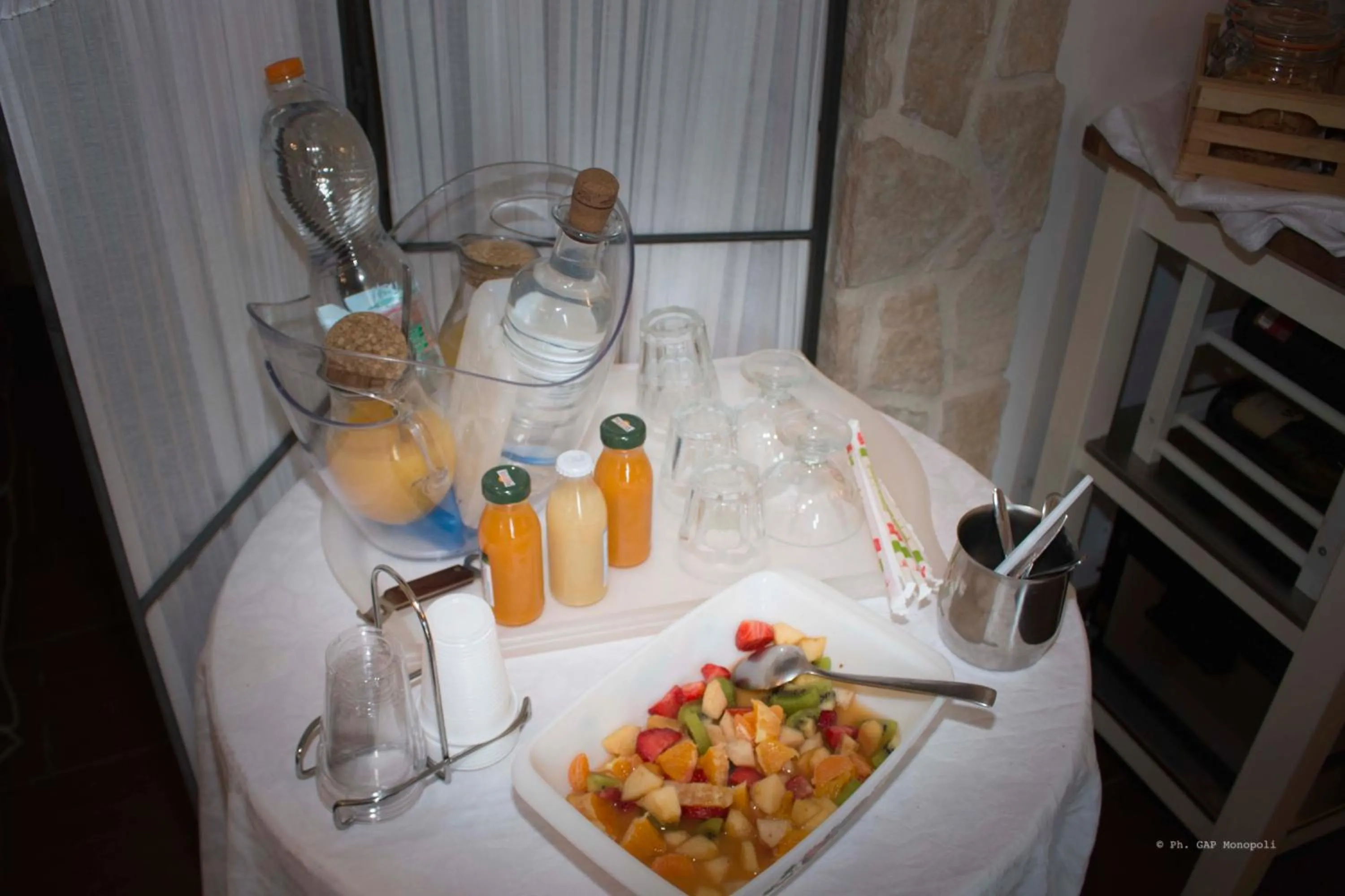 Food and drinks in B&B Villa Nonna Maria
