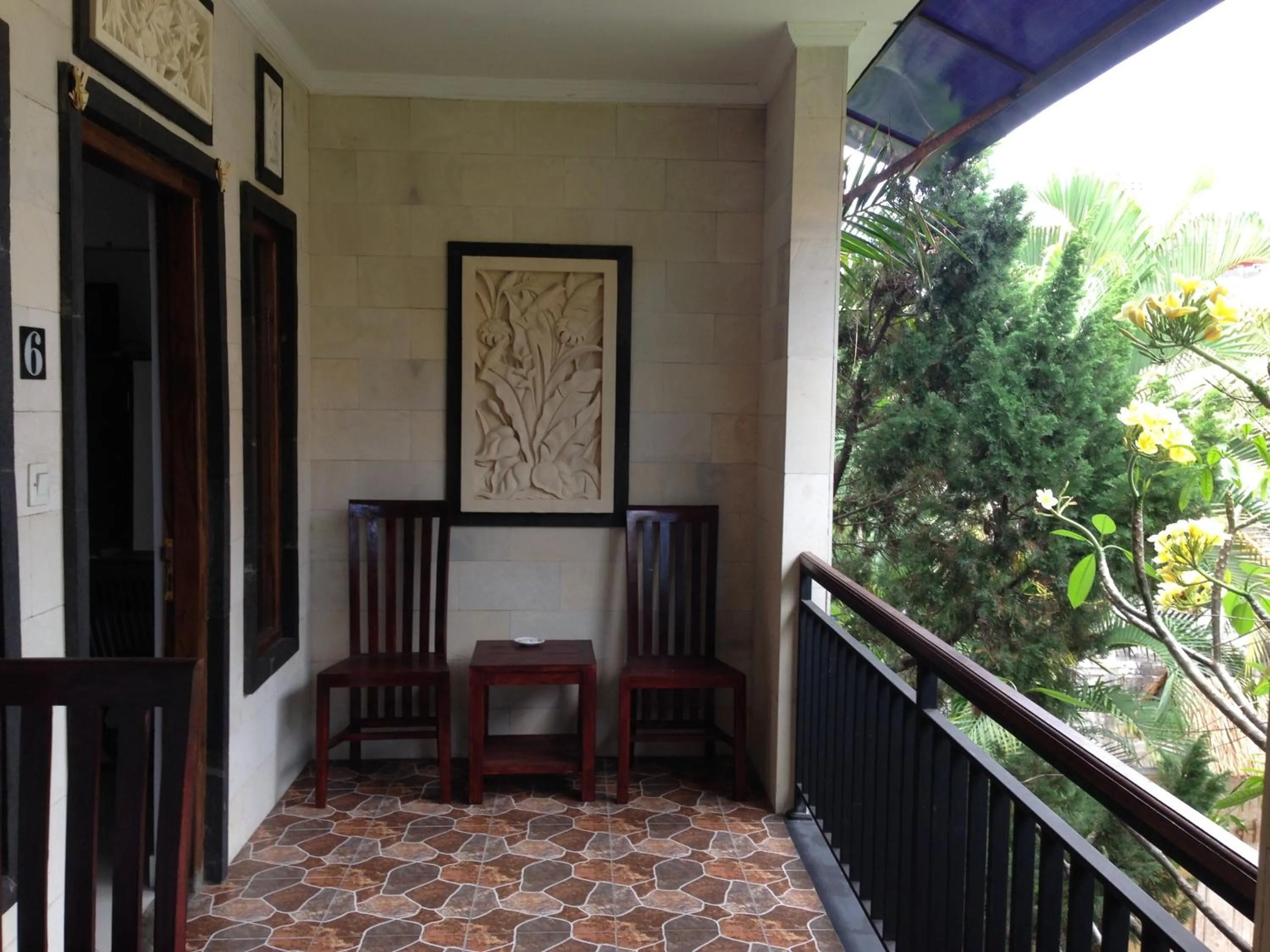 Balcony/Terrace in Double N Guesthouse Sanur Bali