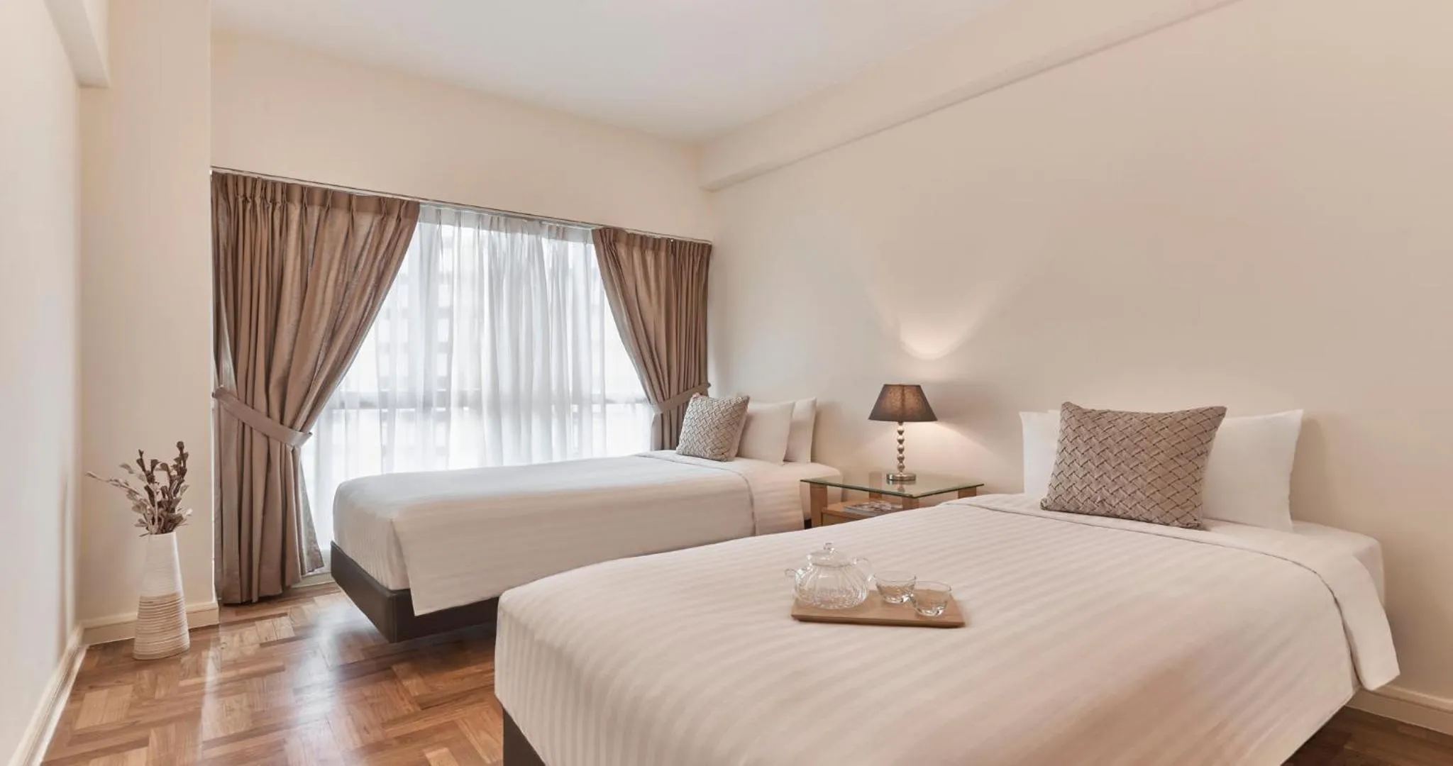 Bed in Village Residence Hougang by Far East Hospitality