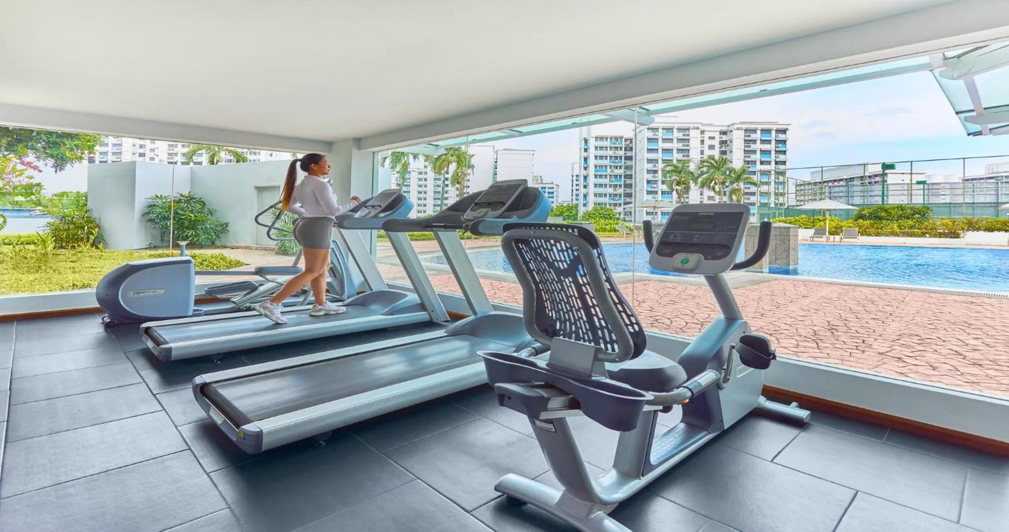 Fitness centre/facilities in Village Residence Hougang by Far East Hospitality