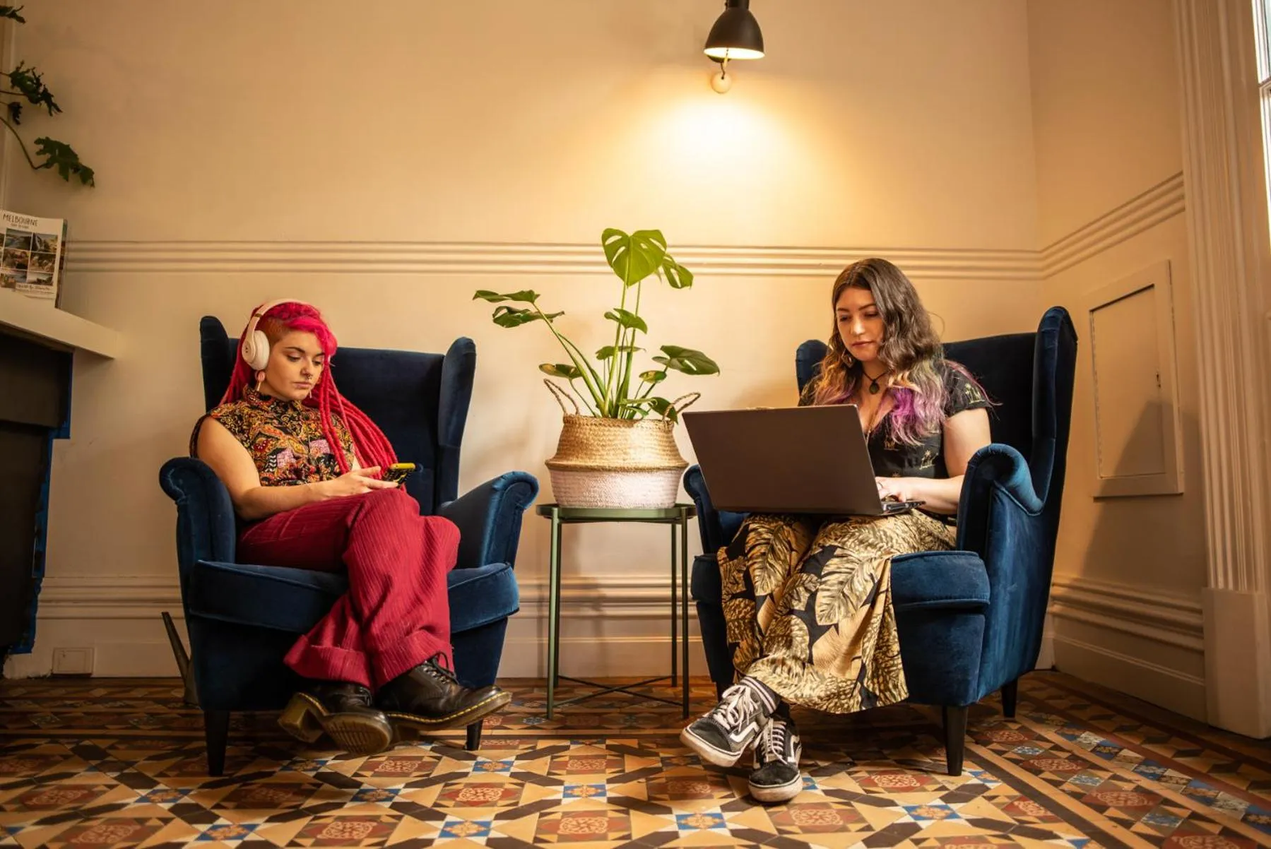 Seating area in The Mansion Melbourne