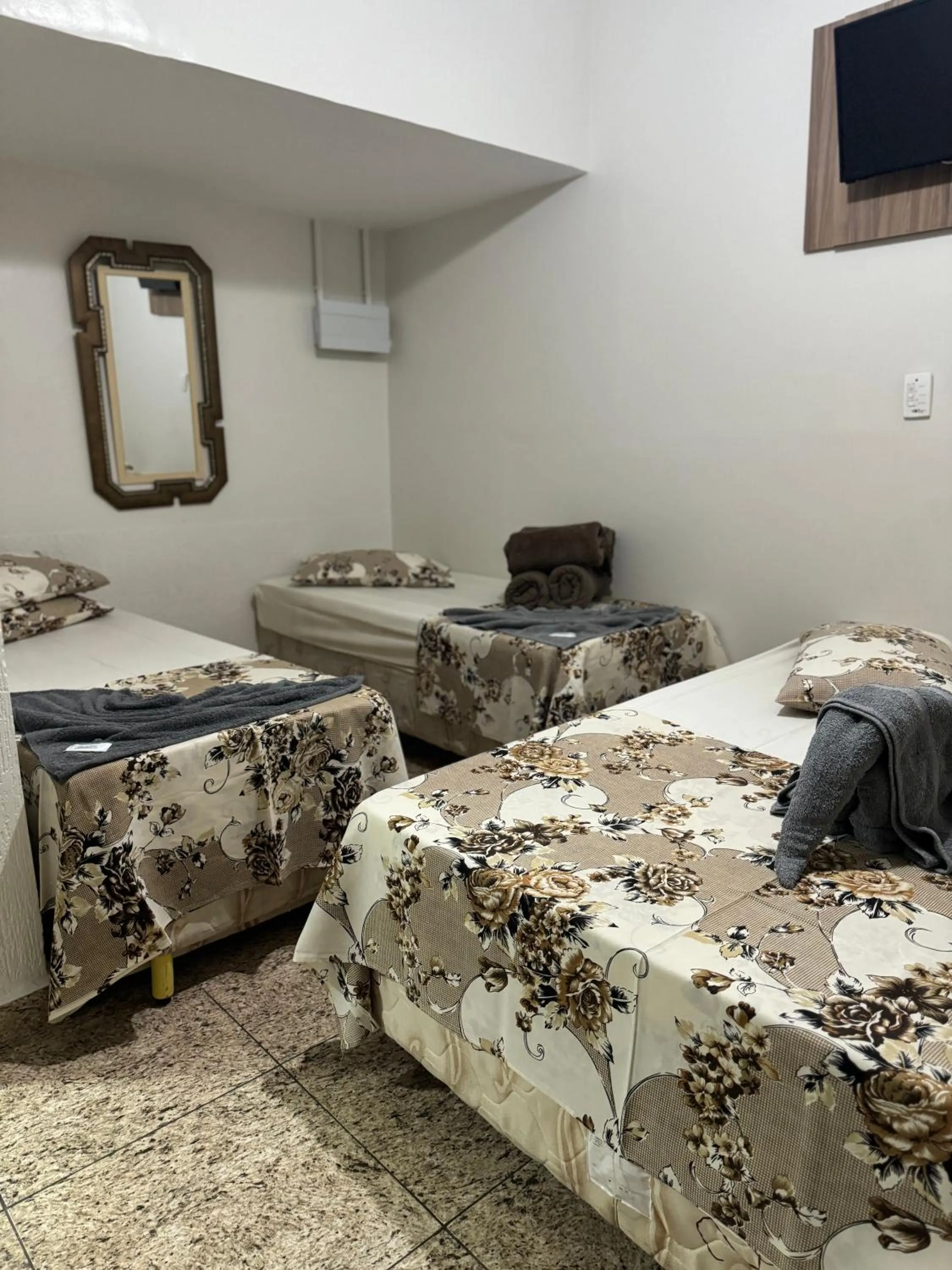 Bed in Pousada Rabake