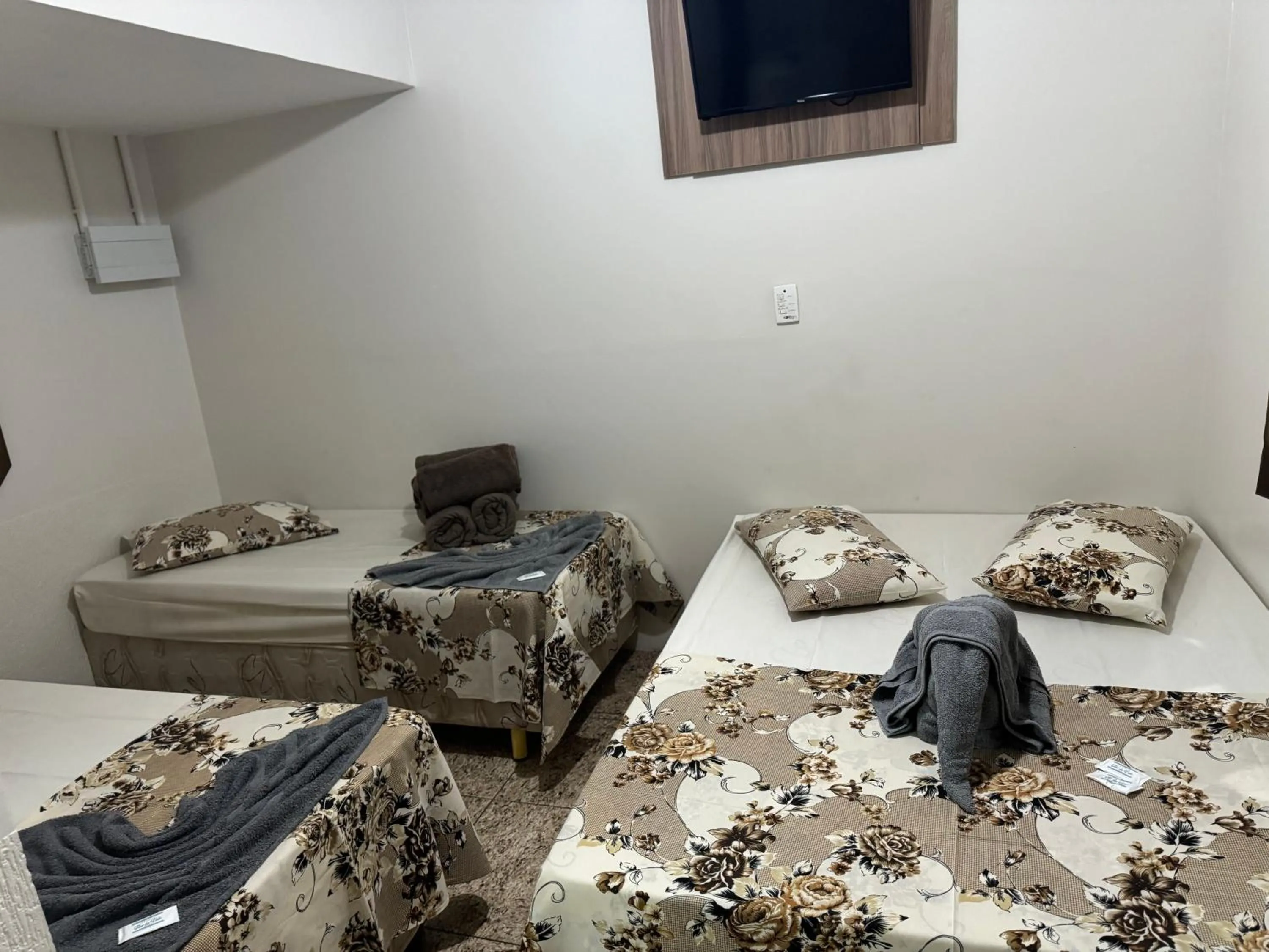 TV and multimedia, Bed in Pousada Rabake