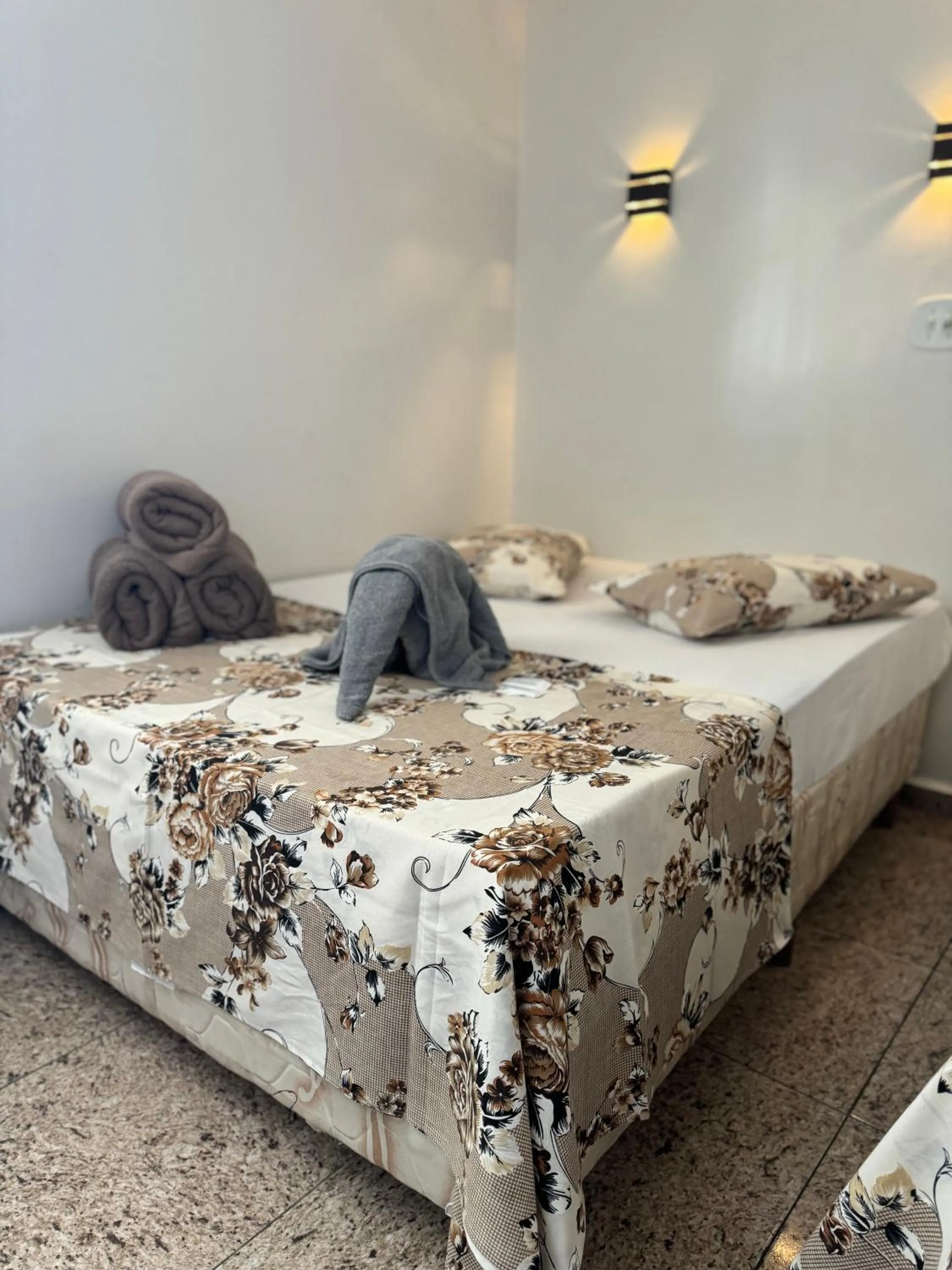 Bed in Pousada Rabake