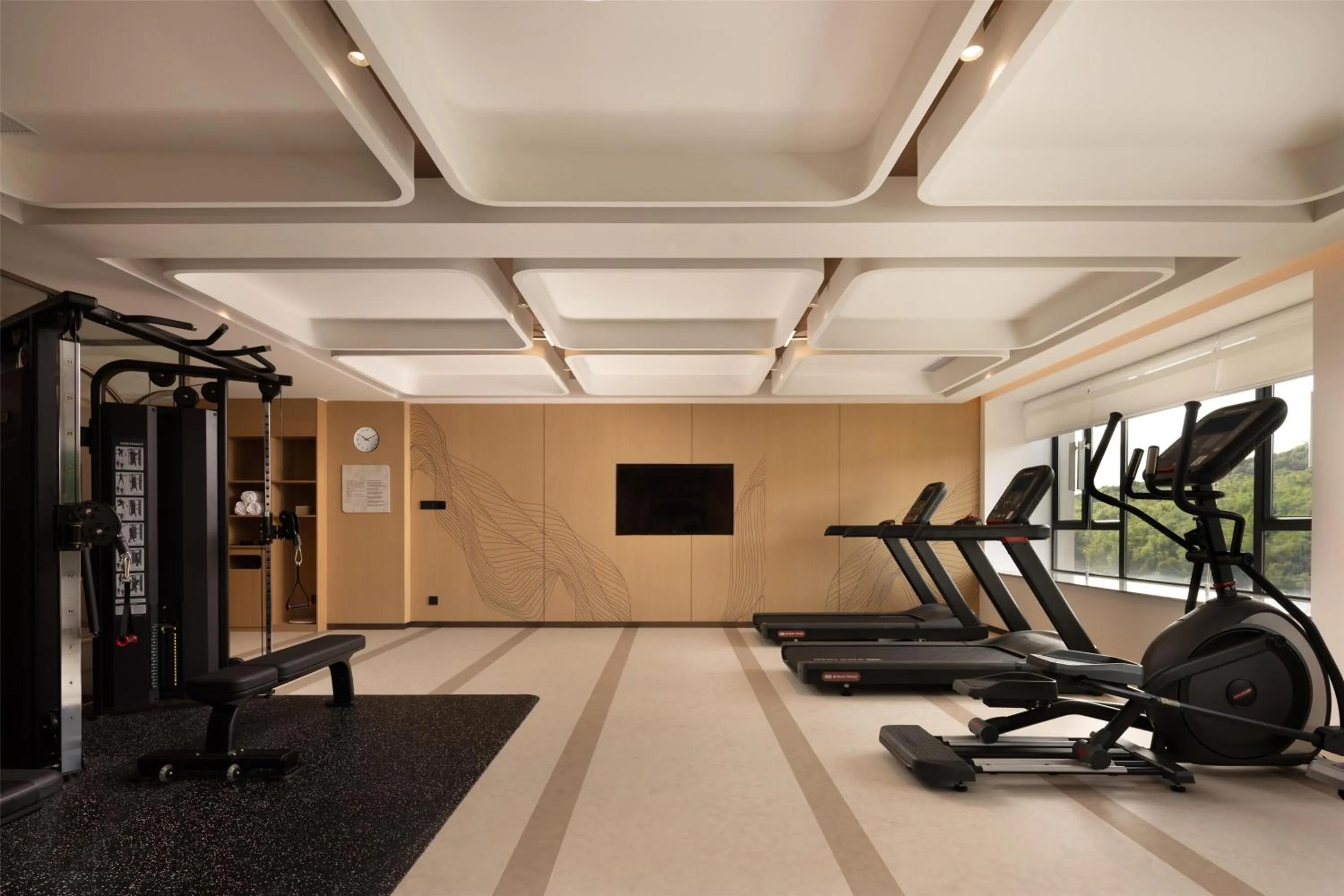 Fitness centre/facilities in Hilton Garden Inn Shaoguan Furong New Town