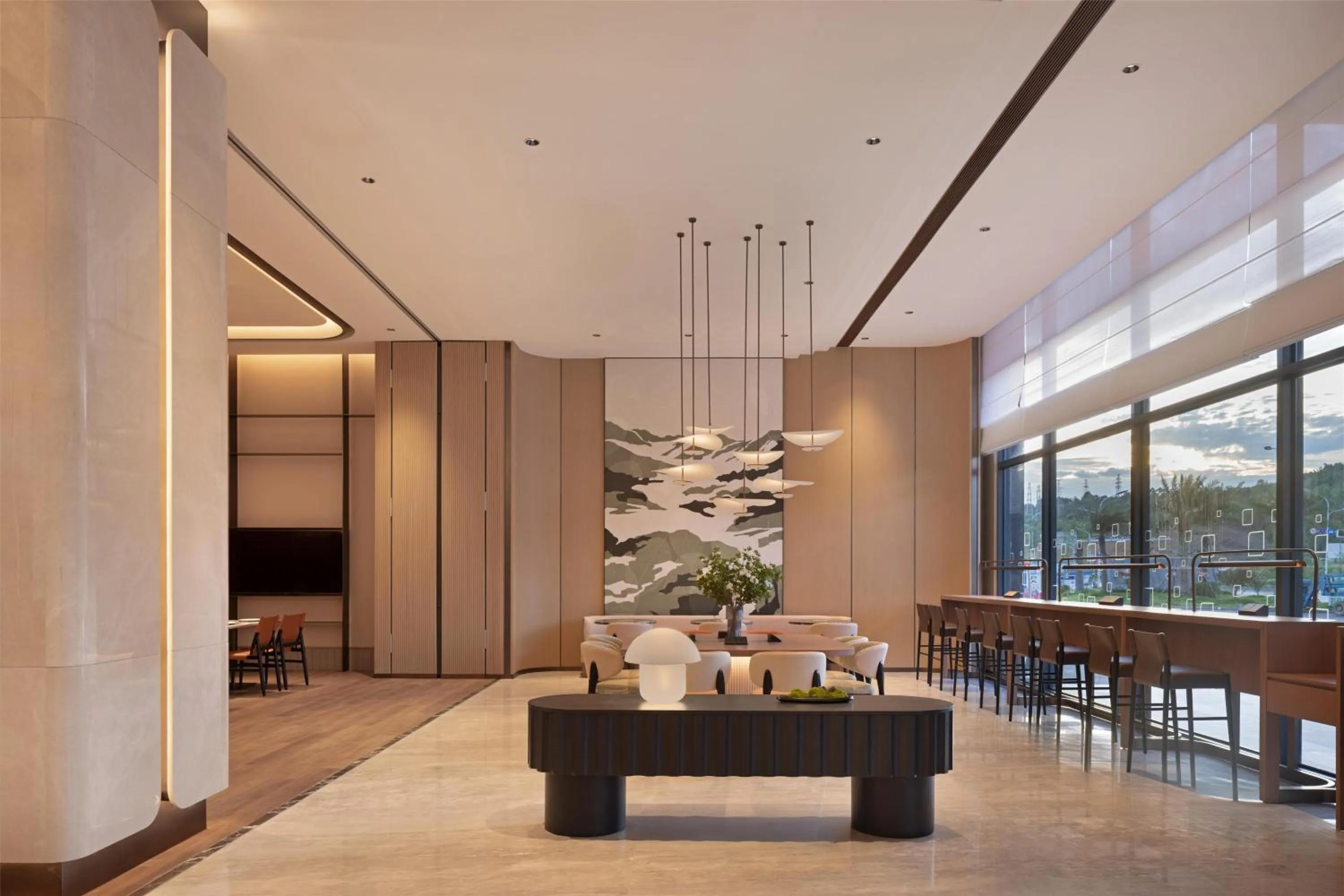 Lobby or reception in Hilton Garden Inn Shaoguan Furong New Town