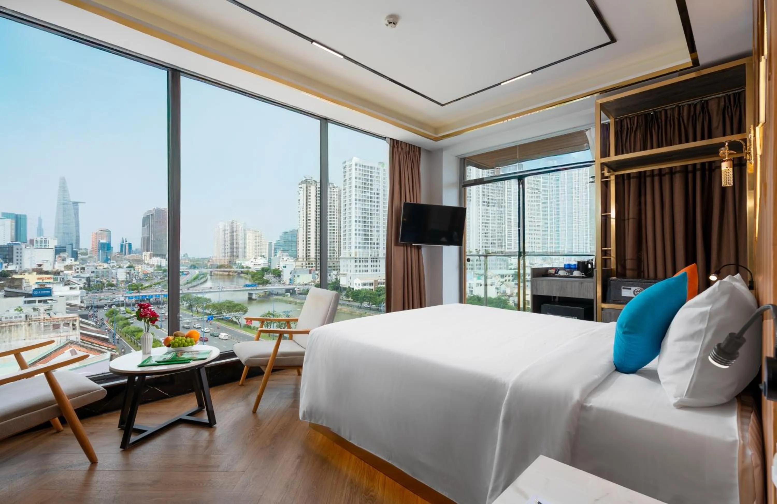 Bedroom, Bed in G8 Riverside Hotel Saigon