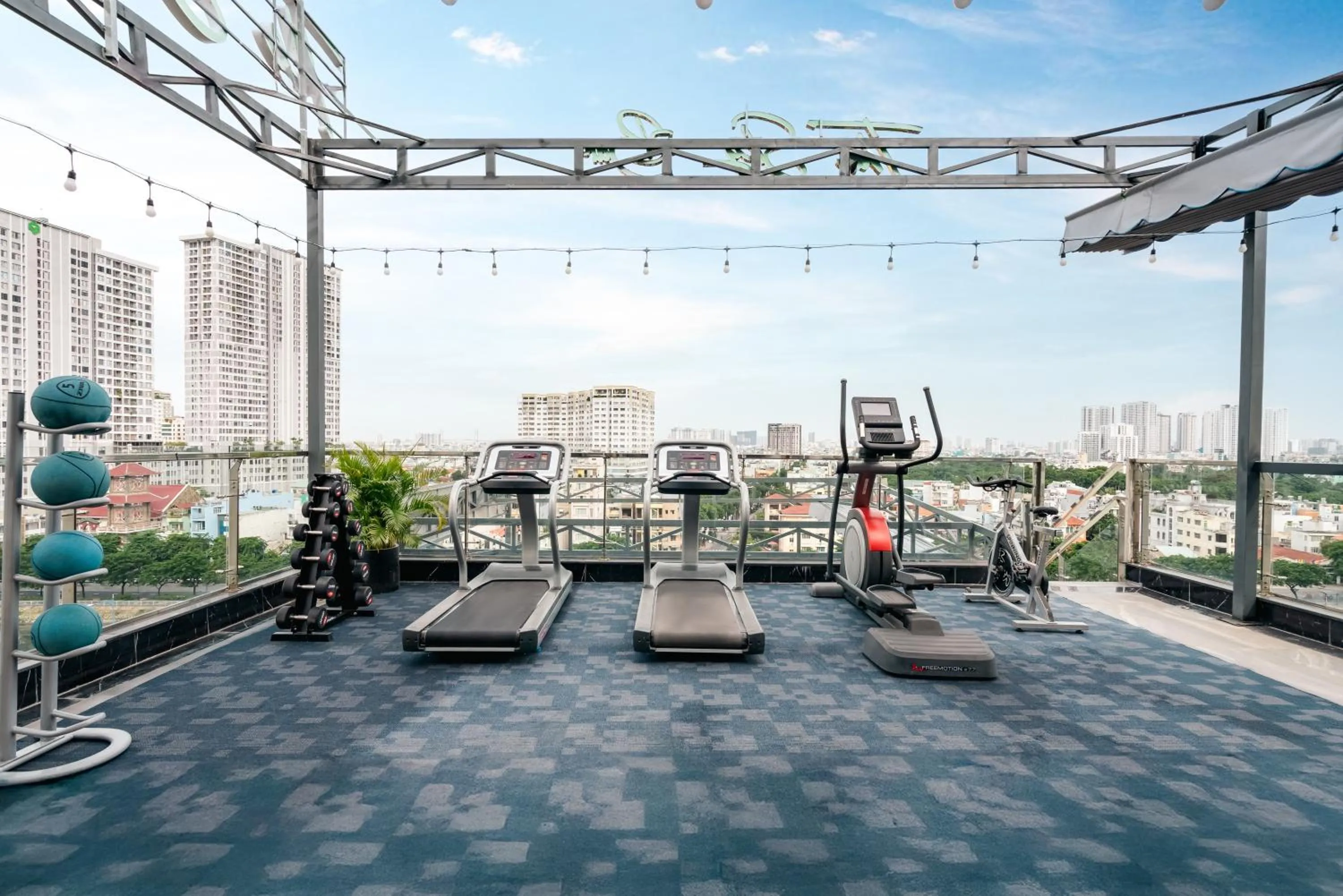 Fitness centre/facilities in G8 Riverside Hotel Saigon