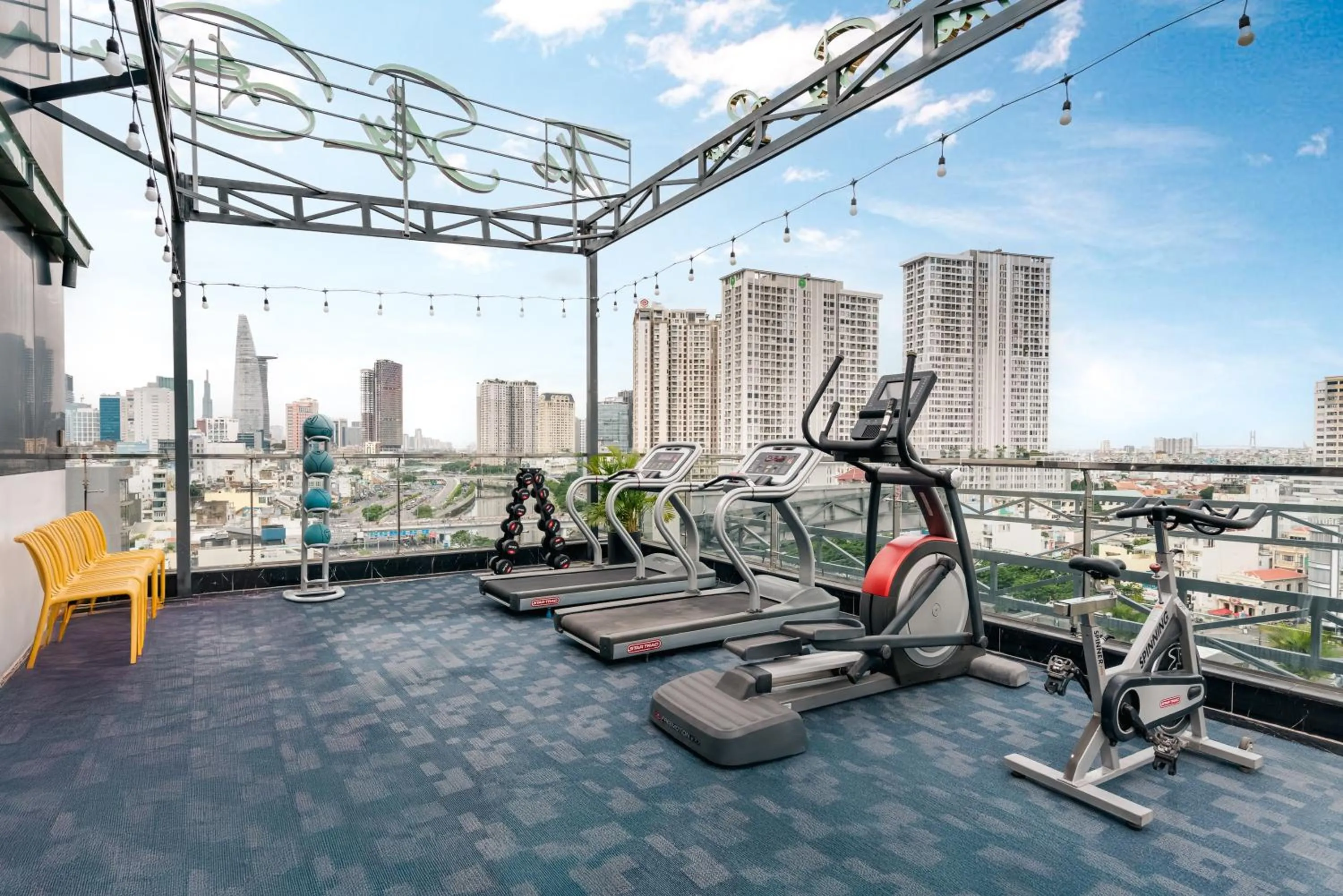 Fitness centre/facilities in G8 Riverside Hotel Saigon