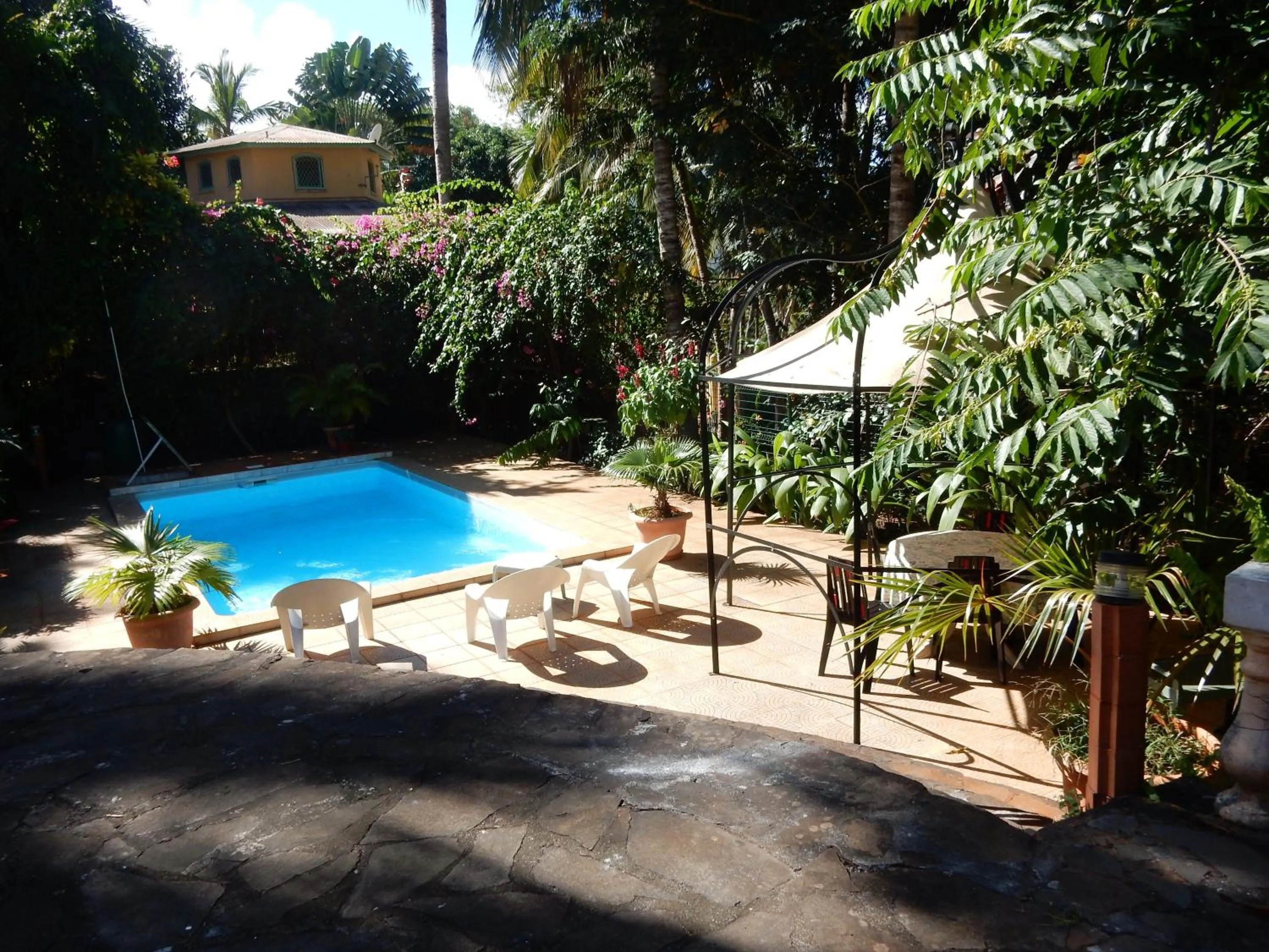 Pool view in Sarl Mayoume