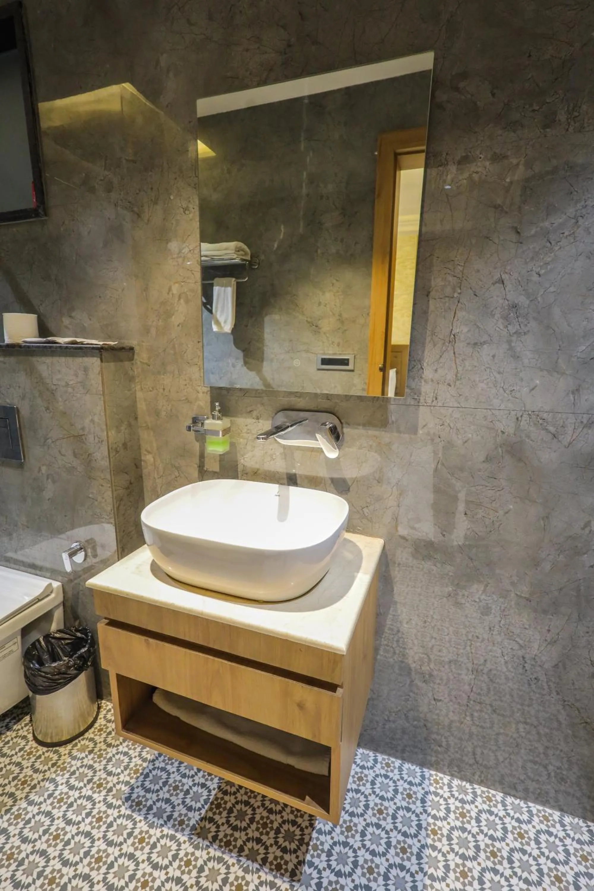 Bathroom in Shri Damodar Dham