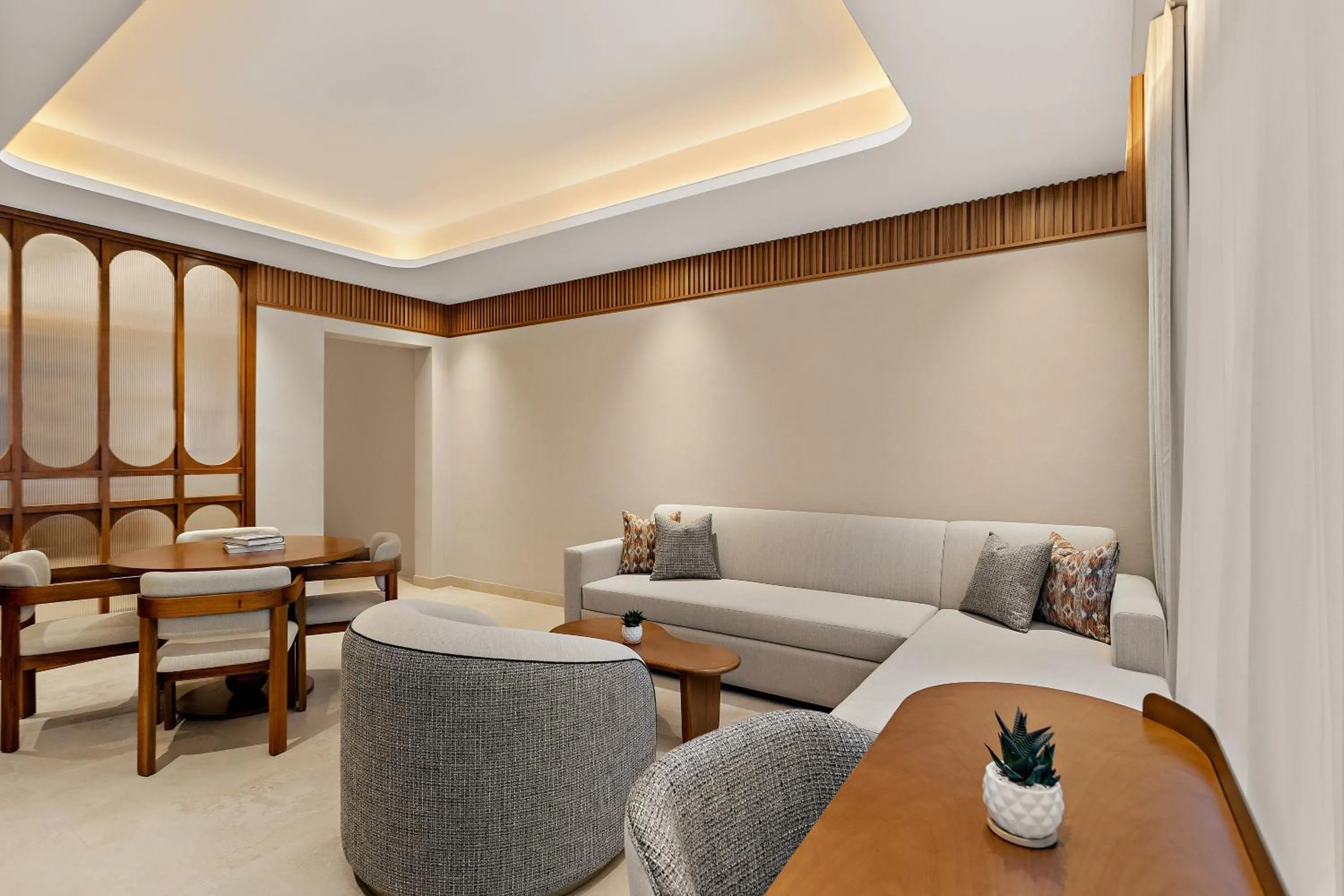 Living room in Mercure Abu Dhabi Downtown