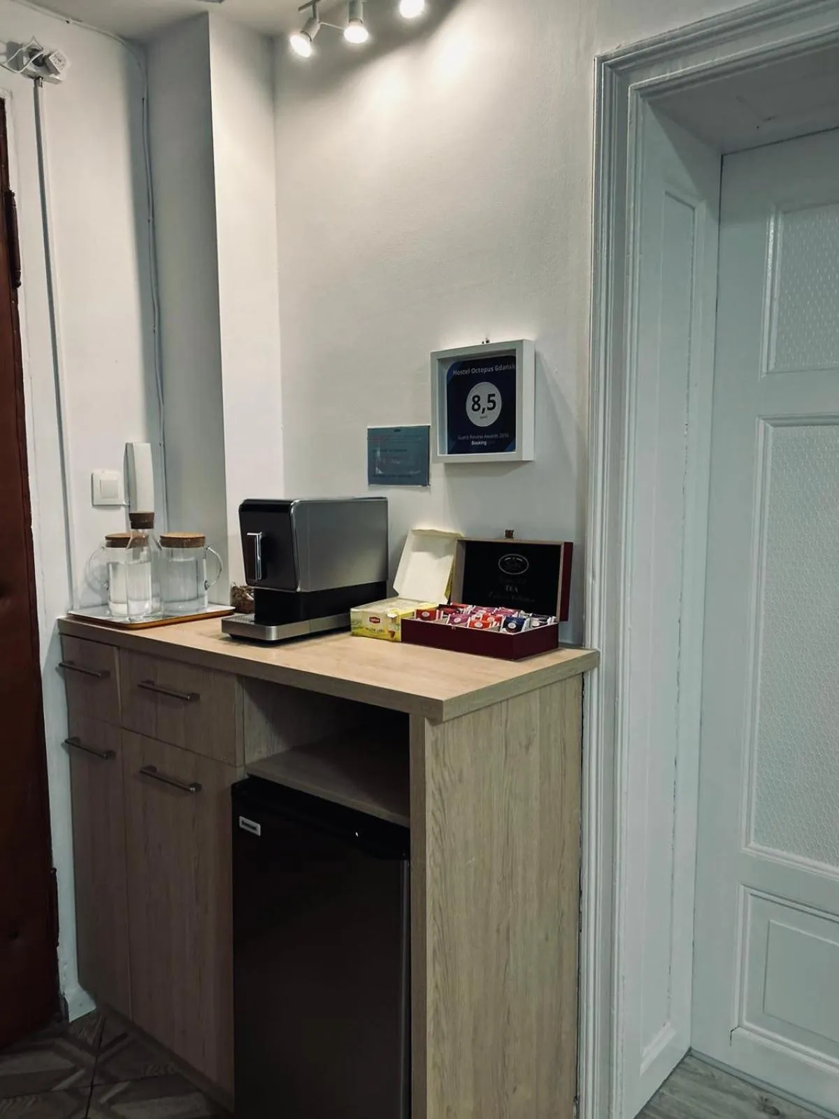 Seating area in Hostel Octopus Gdańsk